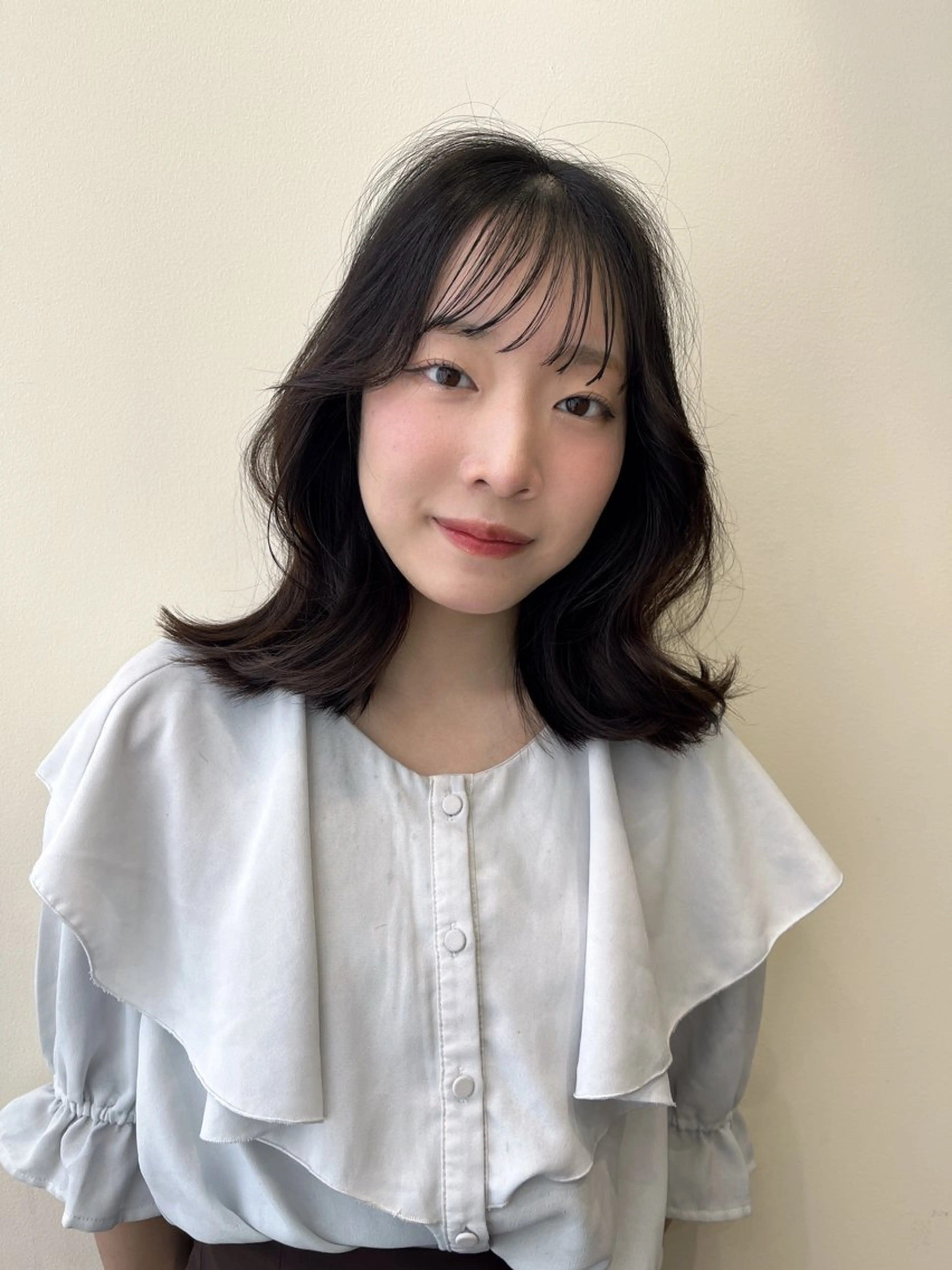 ミディアム 阿倍野/髪質改善/ 花木 景のヘアスタイル