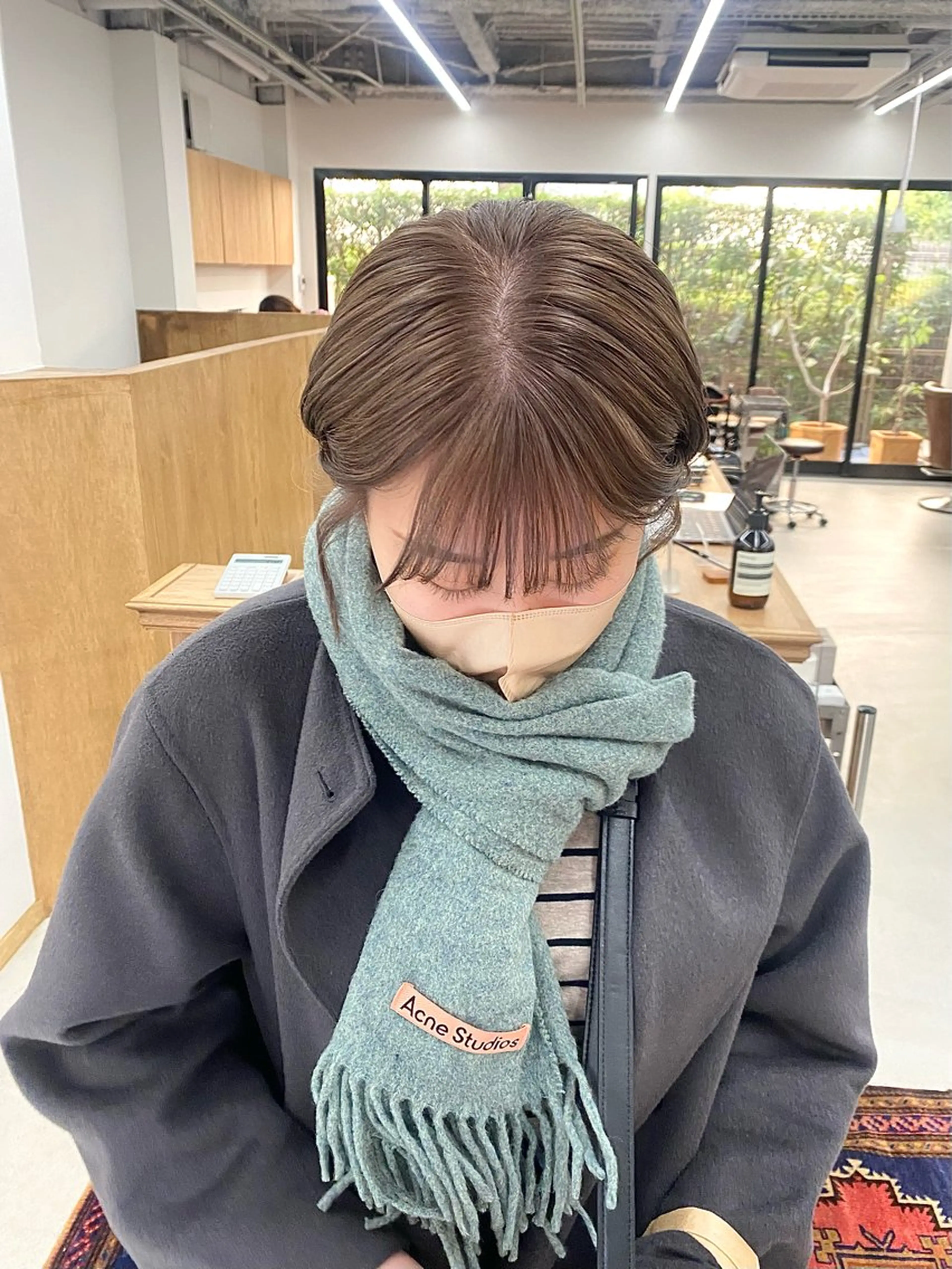 ショート カラー ヘアアレンジ ブリーチ グレージュ カット ヘアカラー トリートメント ハル🌸柔色/ ブリーチなし/艶髪のヘアスタイル