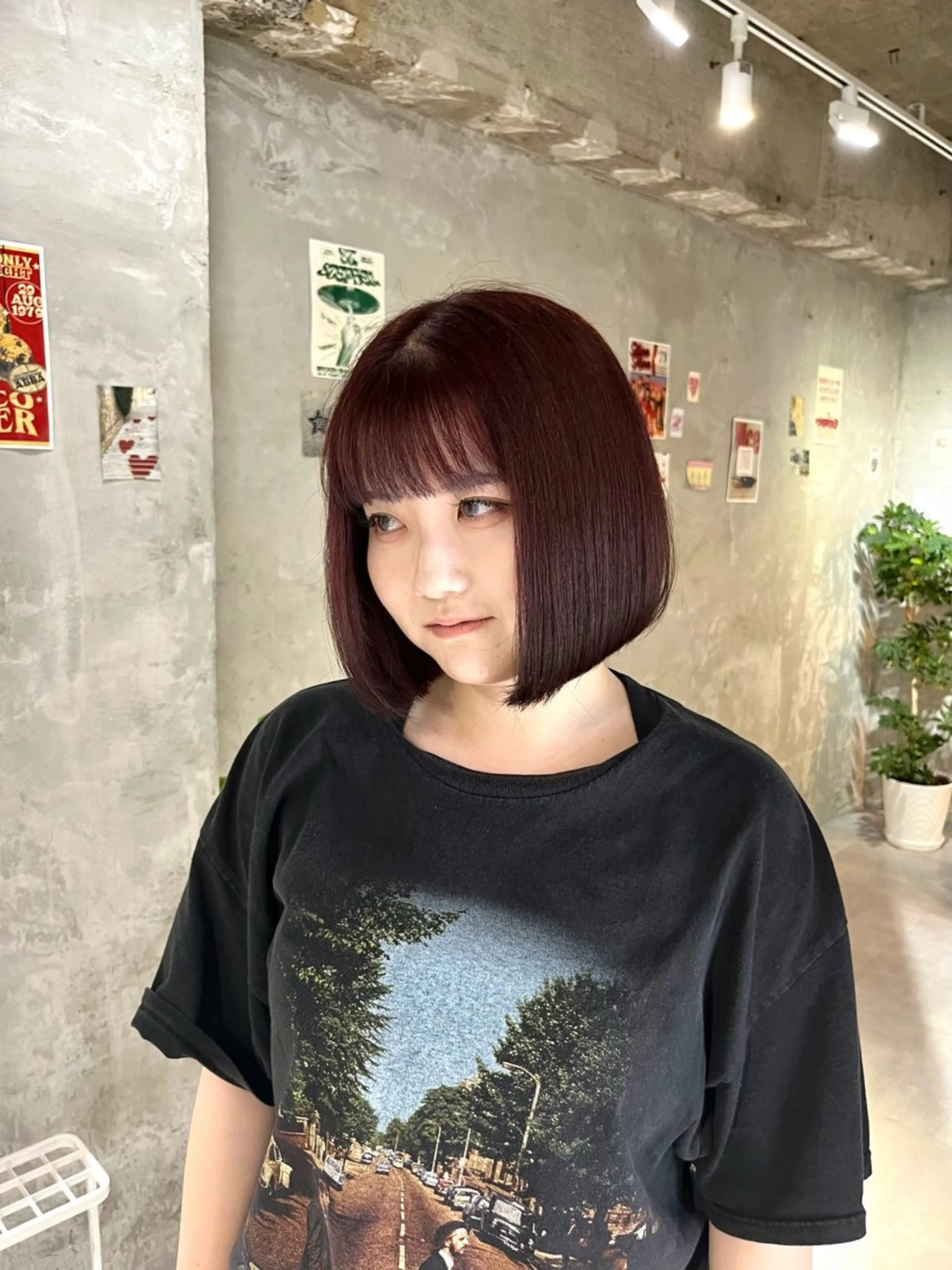 ミディアム yuuna ✮ door whiteのヘアスタイル