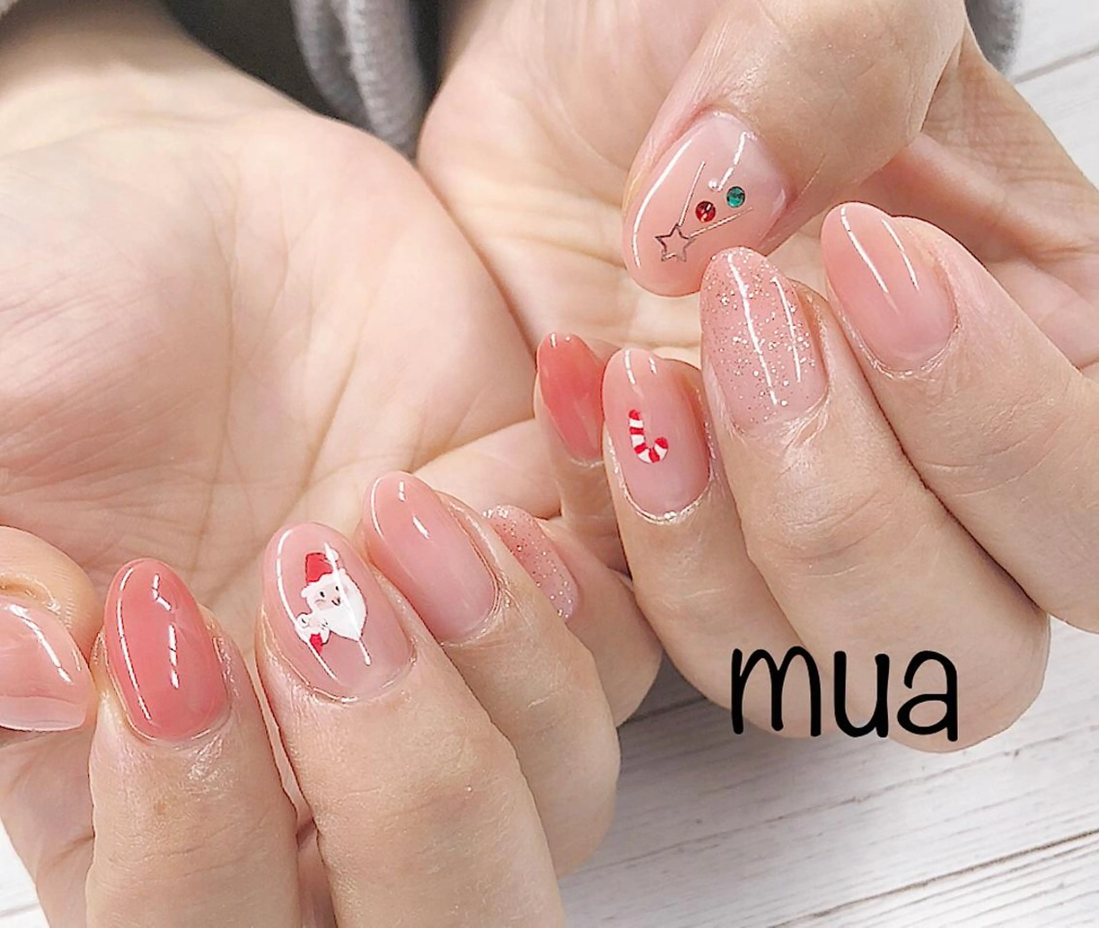 ネイル 冬ネイル クリスマス mua nail mikiのネイルデザイン