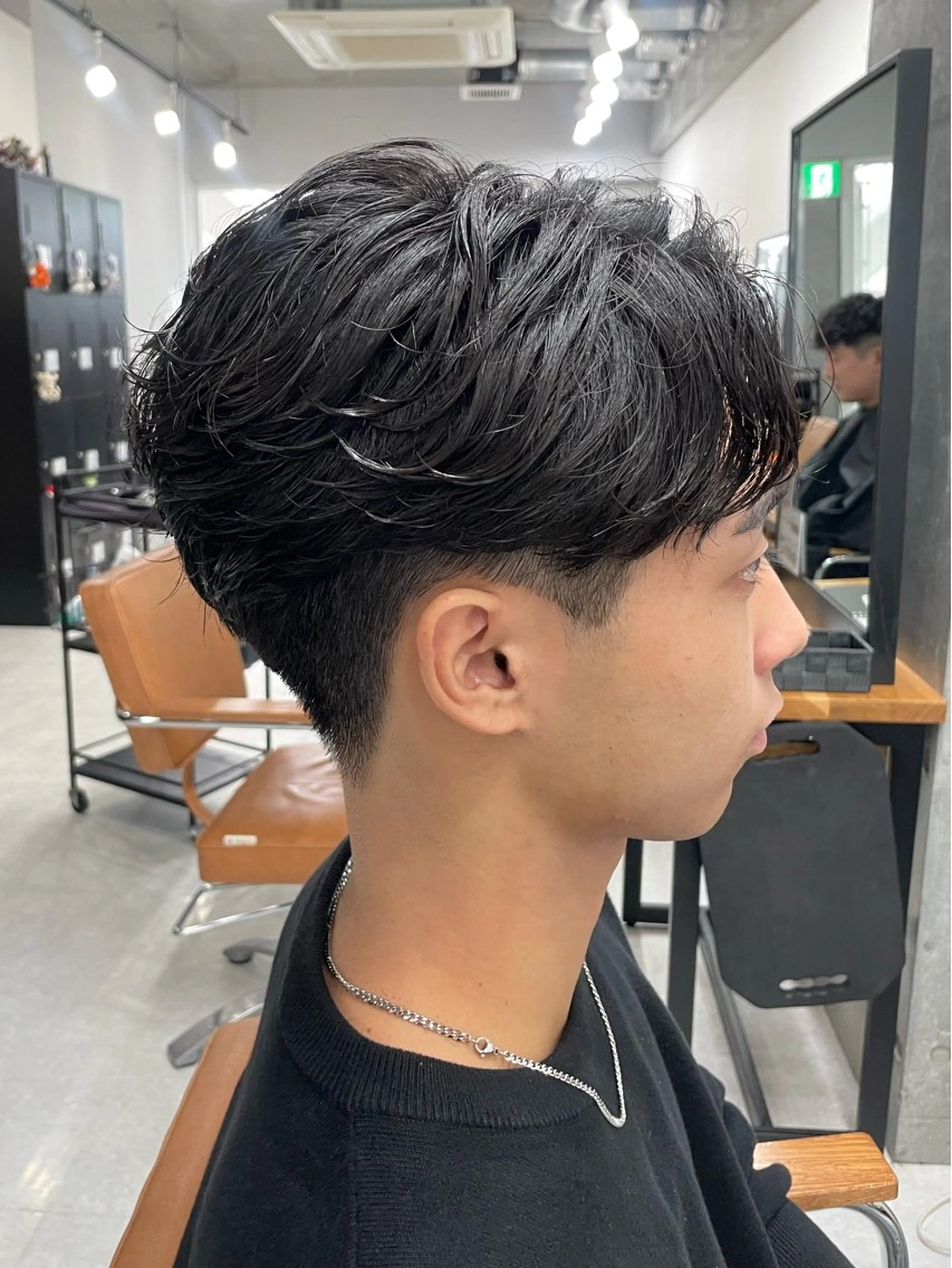 パーマ メンズ カット パーマ トリートメント ヘッドスパ ヘアセット メンズモテパーマ💙 fuwaのヘアスタイル