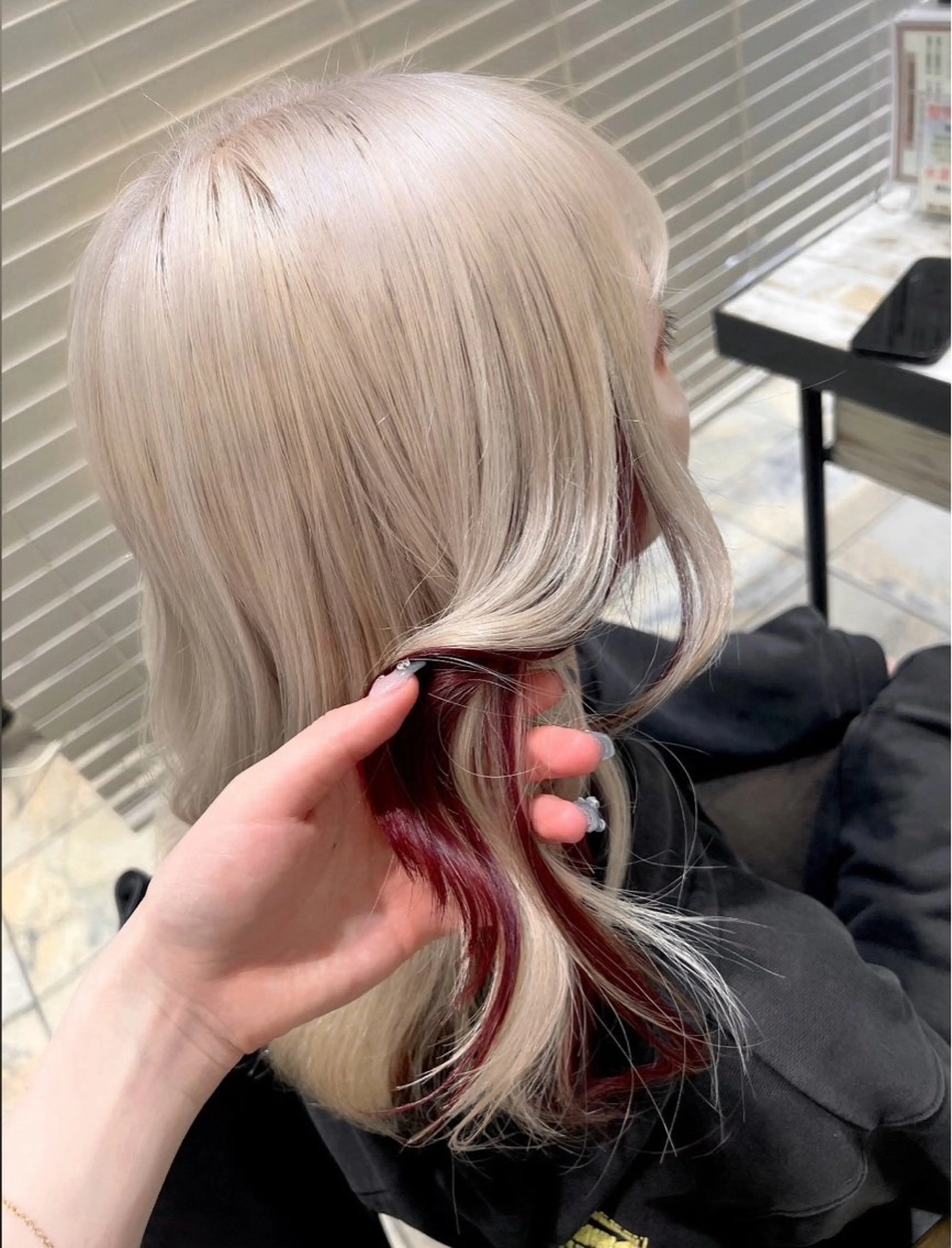 セミロング ヘアカラー 韓国風ヘア♥ nonoのヘアスタイル