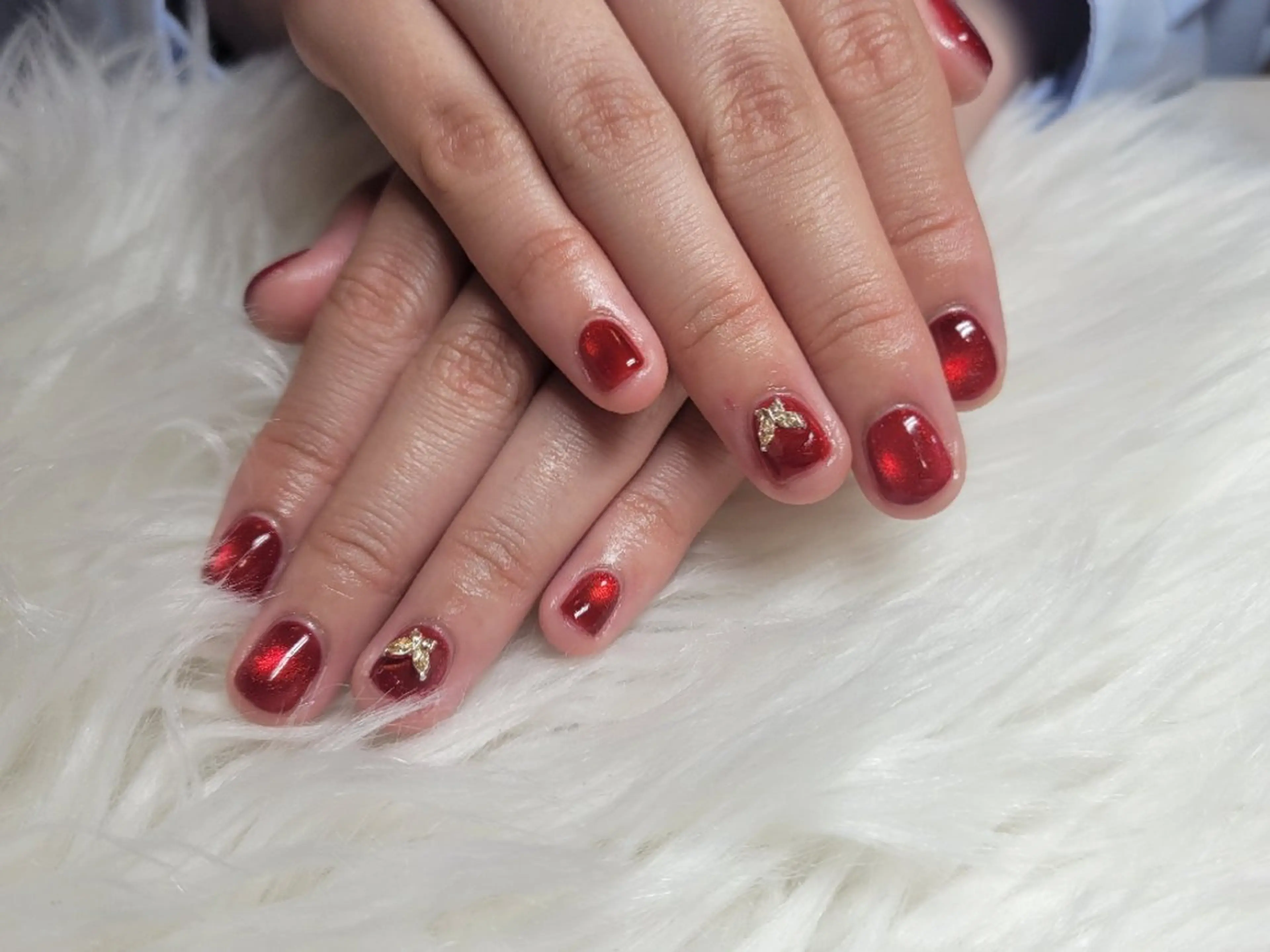 ネイル 氷ネイル・うるうるネイル マグネットネイル ハンドネイル nail patio hinaのネイルデザイン