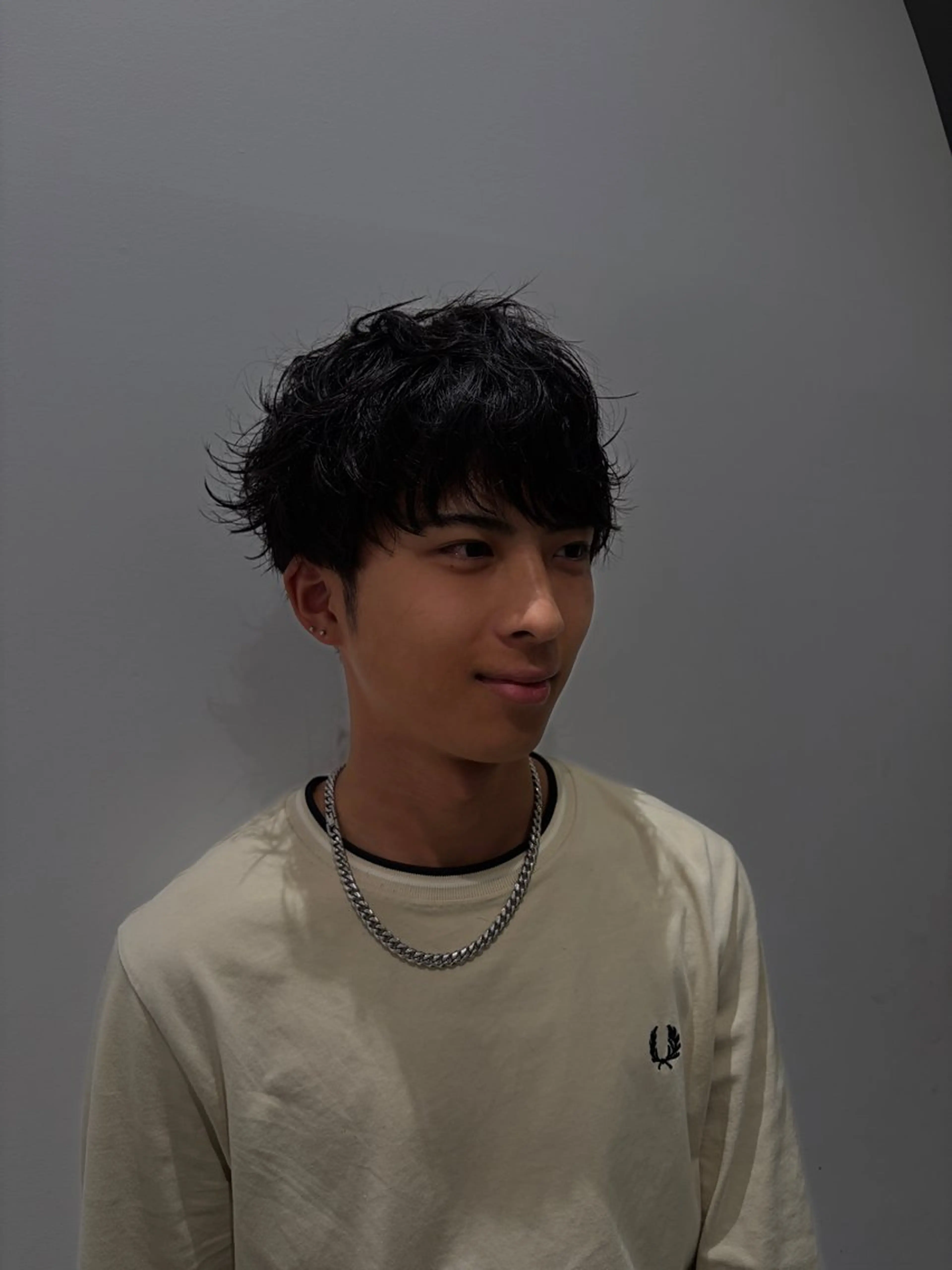 メンズ パーマ カット／ブリーチ🐏 モデル募集中 ナナホのヘアスタイル