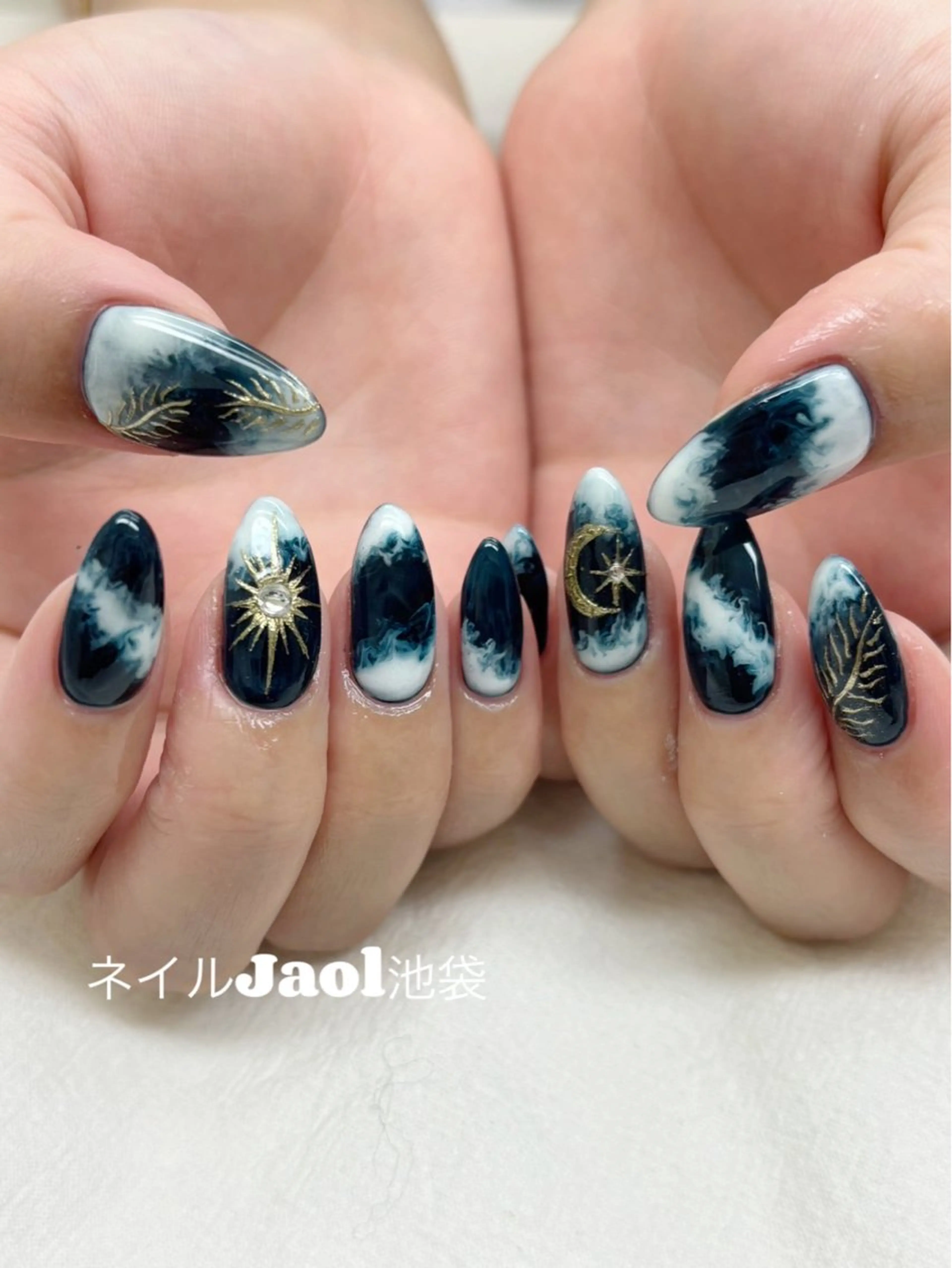 セミロング ハンドネイル nail jaol池袋店所属・ネイルJaol 池袋のネイルデザイン