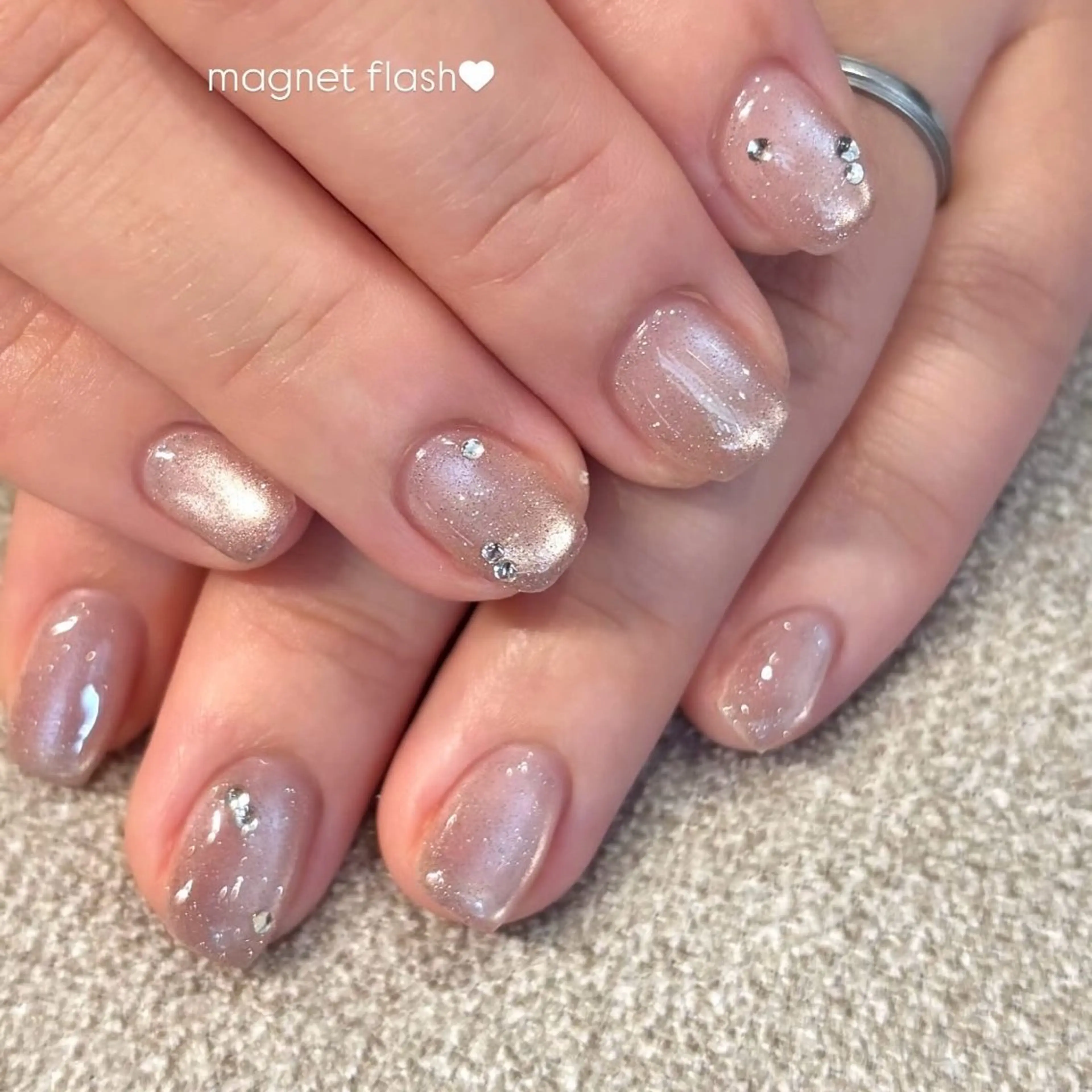 ネイル ストーンネイル ハンドネイル Ballie/ Mizukiのネイルデザイン