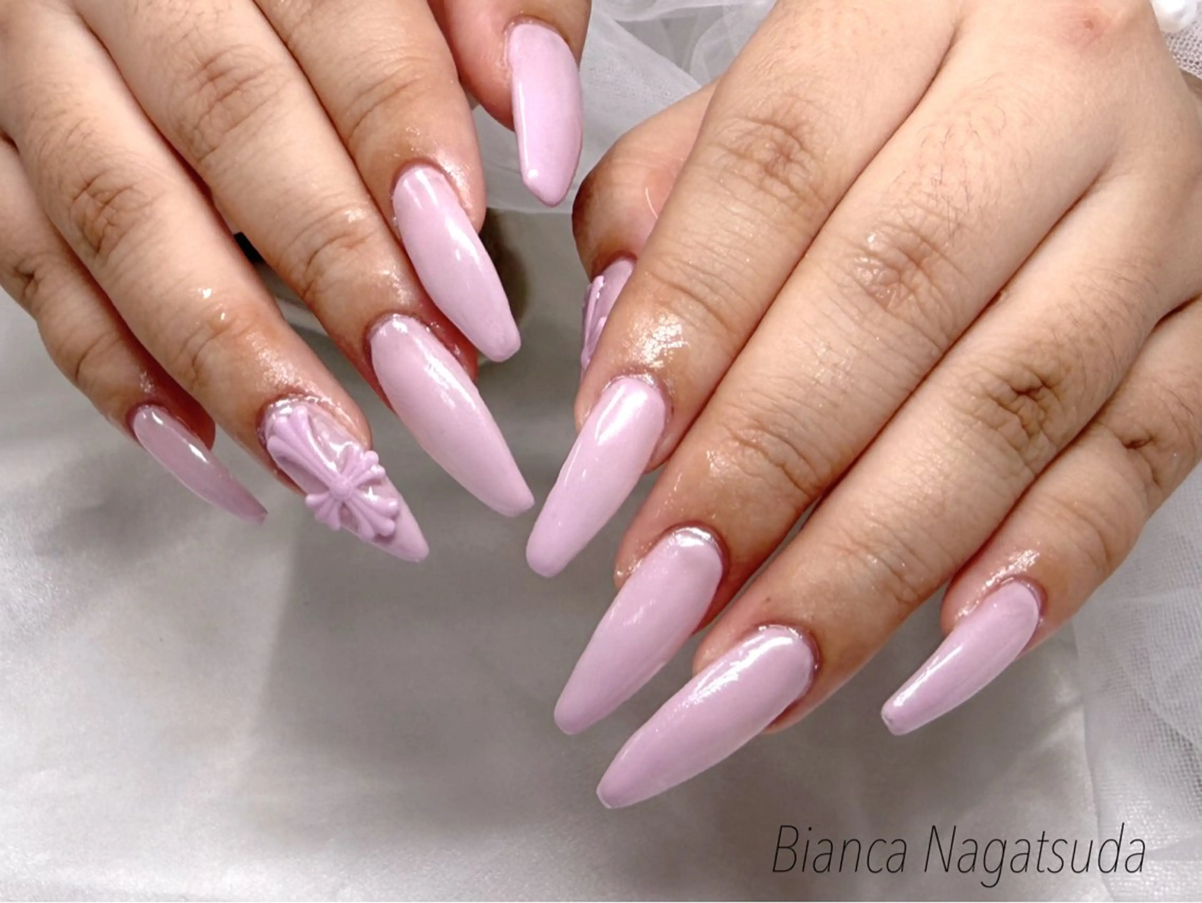 ネイル ハンドネイル Bianca♡ TAKANASHIのネイルデザイン