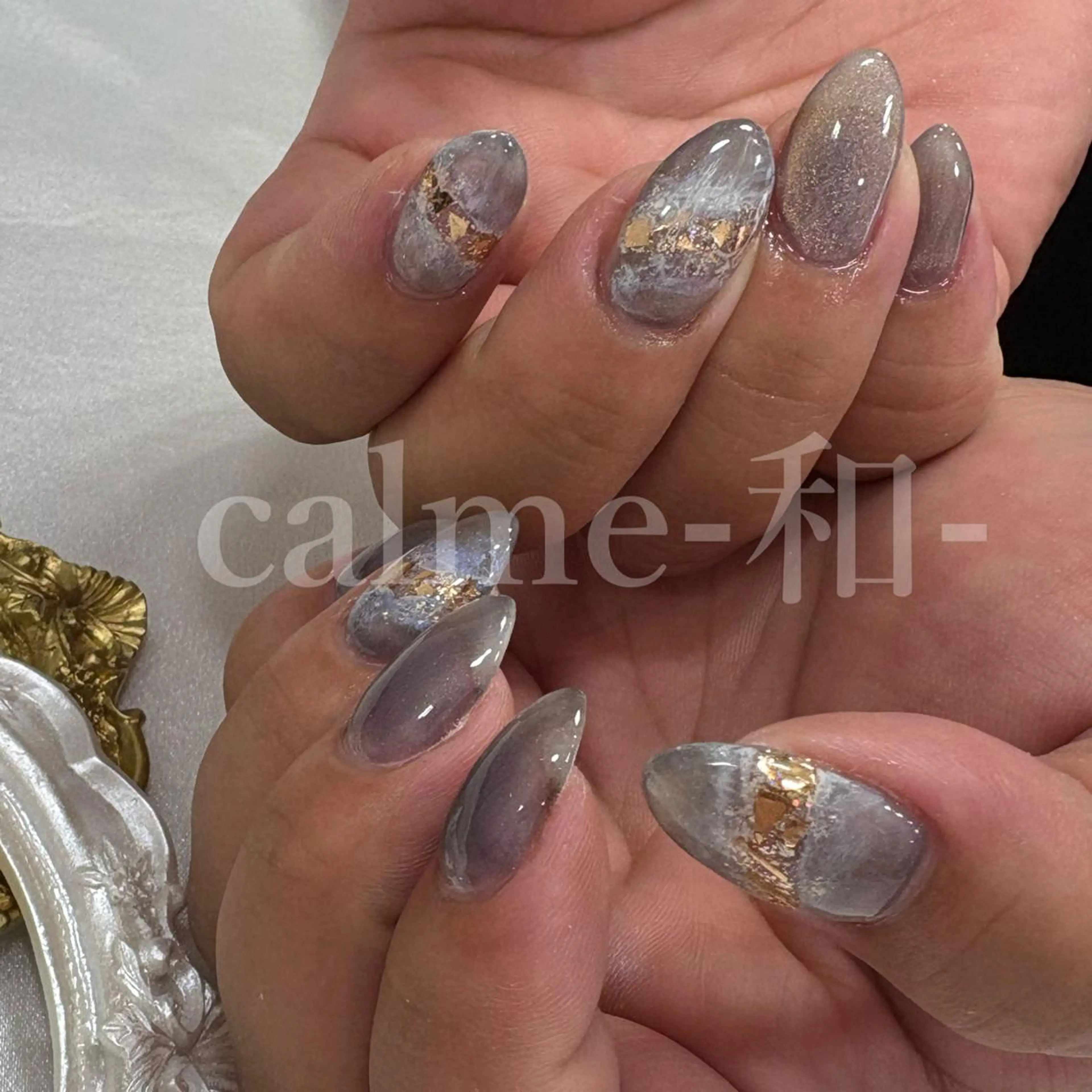 ネイル ハンドネイル calme-和- Ayaのネイルデザイン