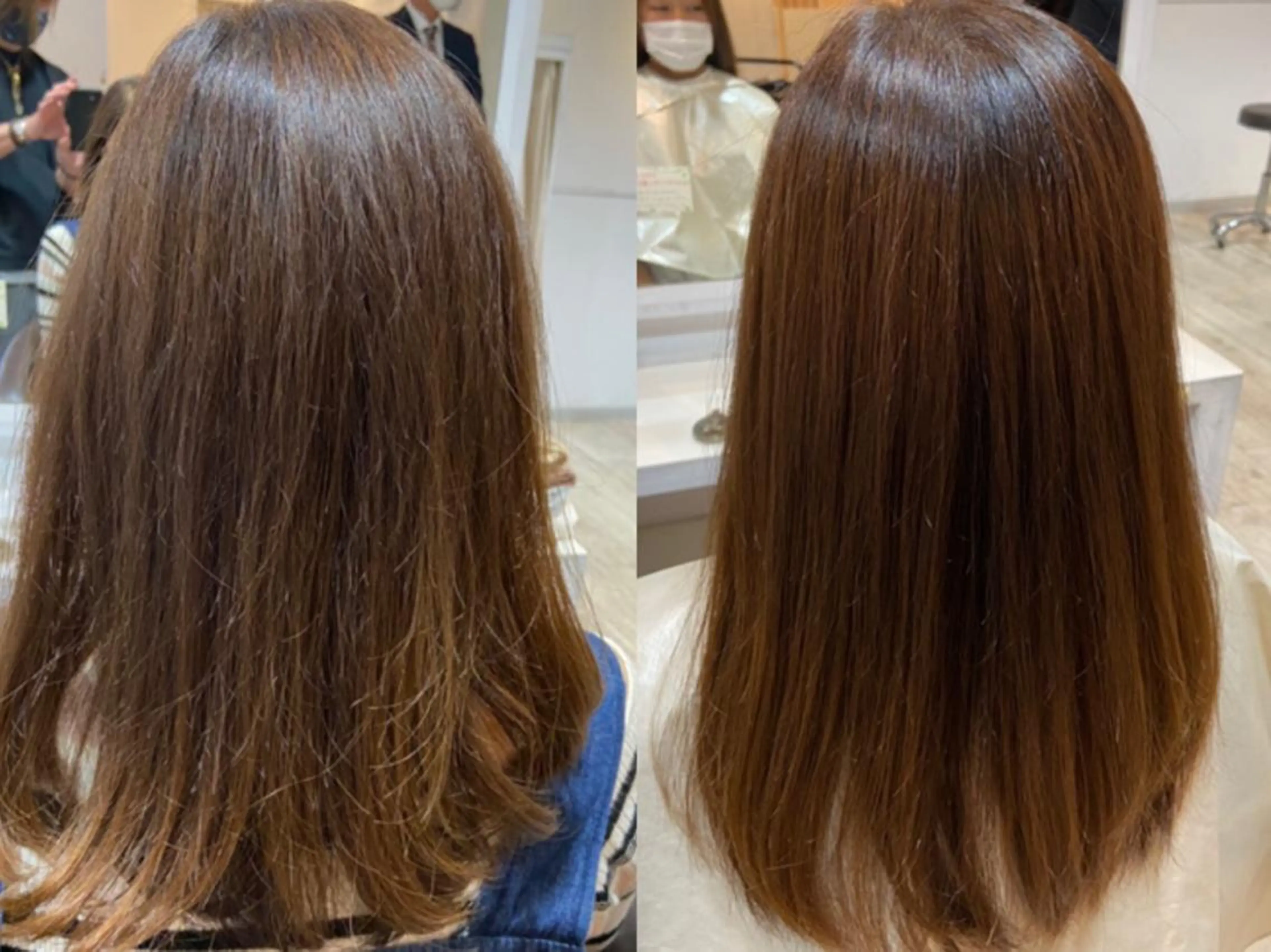 セミロング 髪質改善 トリートメント 波川 幸功のヘアスタイル