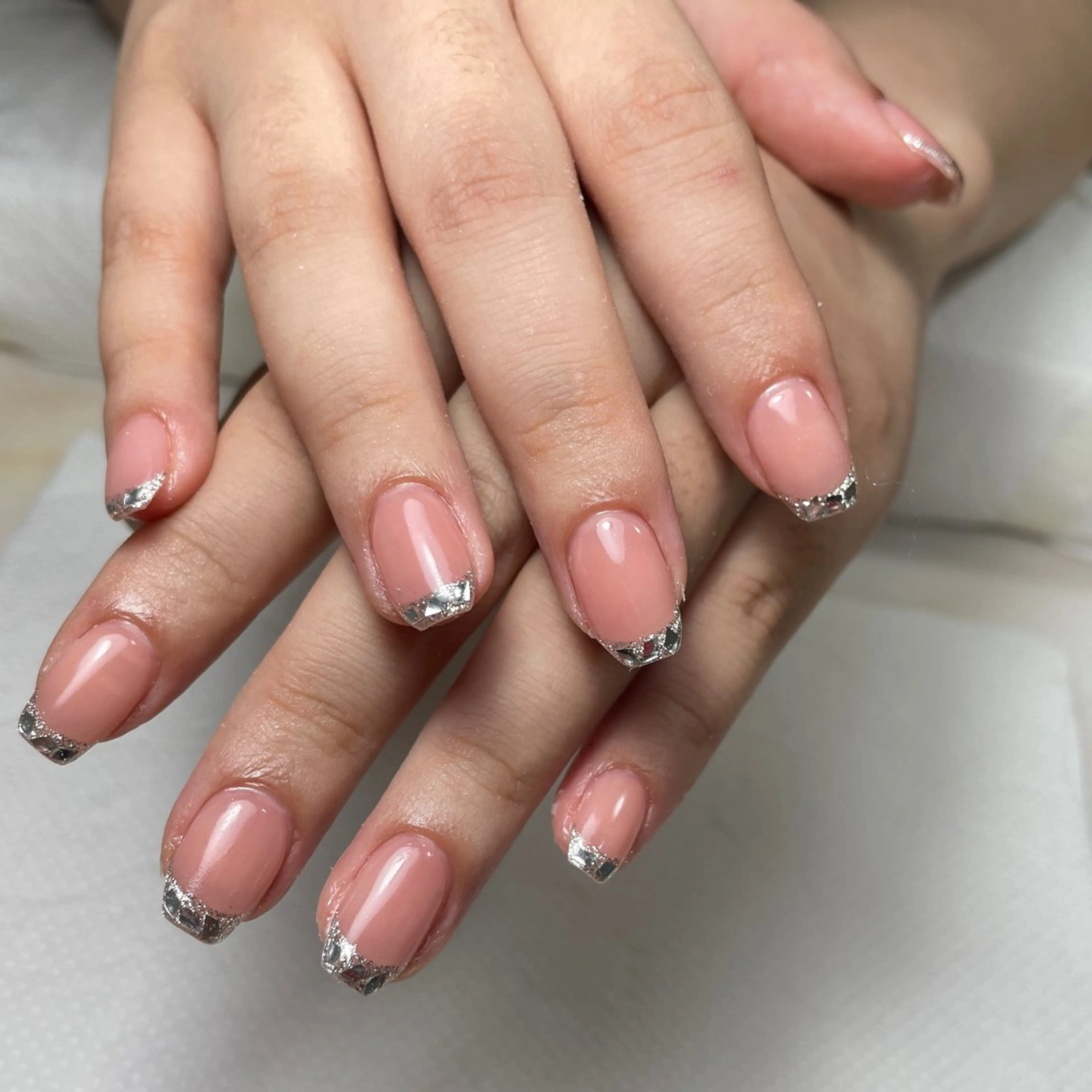 ネイル アートネイル フレンチネイル ジェルネイル グラデーション 韓国ネイル ハンドネイル 久保田 マリコのネイルデザイン