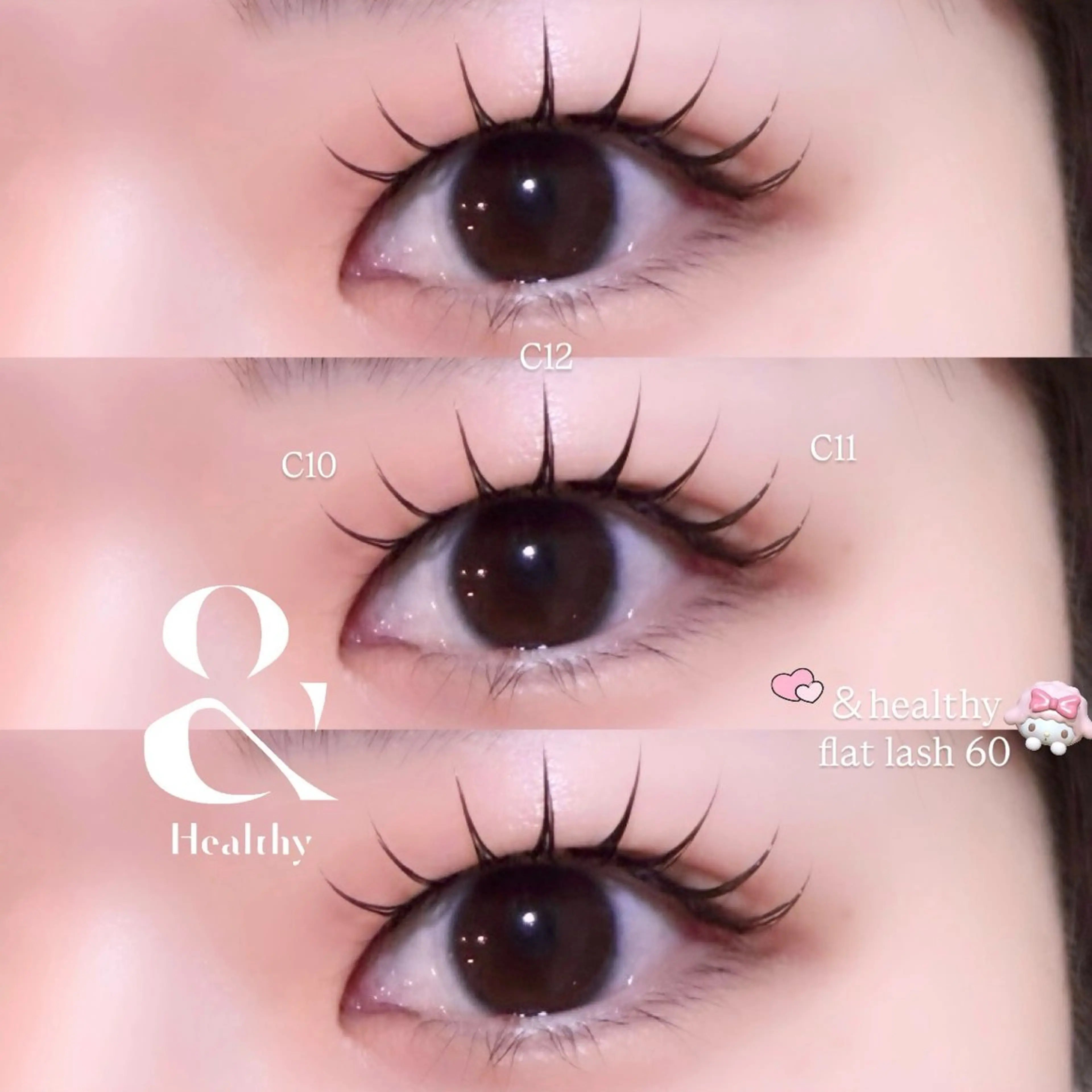 マツエク・マツパ フラットラッシュ マツエク 千島 里歩のマツエク・マツパデザイン