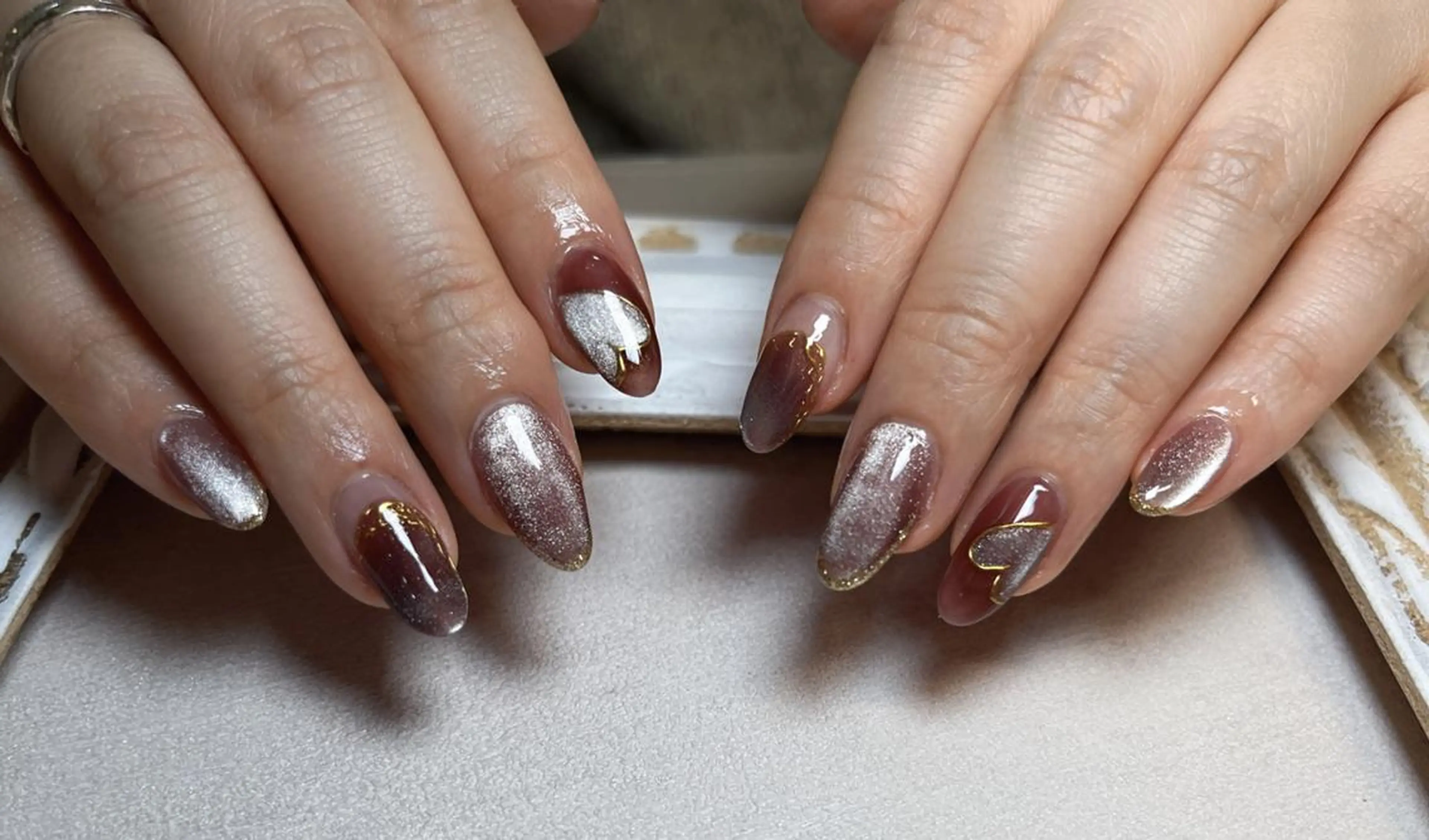 ネイル AB マツエクネイルサロンのネイルデザイン