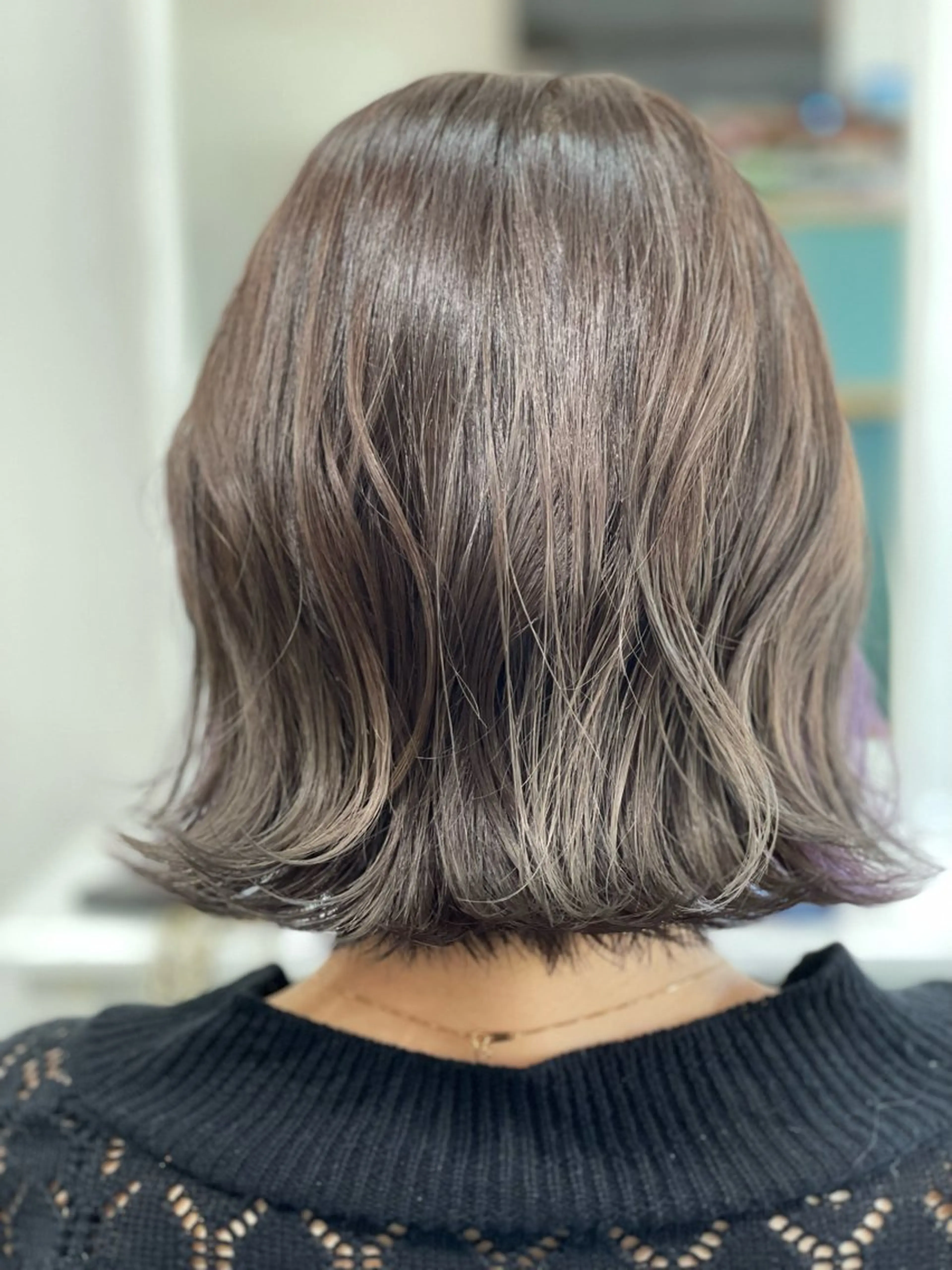 ミディアム カラー ヘアカラー トリートメント Snaly カラー特化ページのヘアスタイル