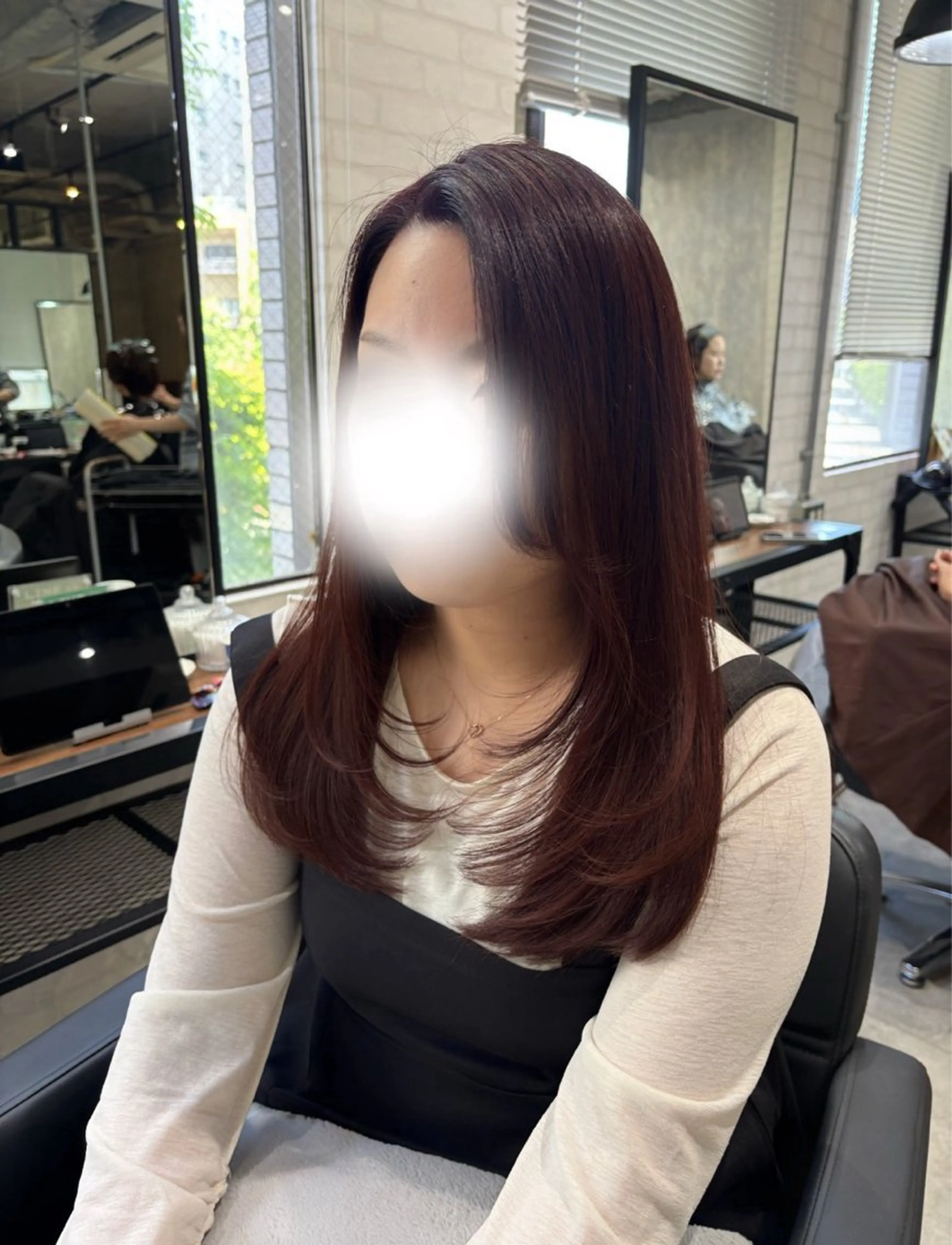 ロング カラー ヘアアレンジ カット ヘアカラー トリートメント kei🤎ベージュ /透明感カラー/博多のヘアスタイル