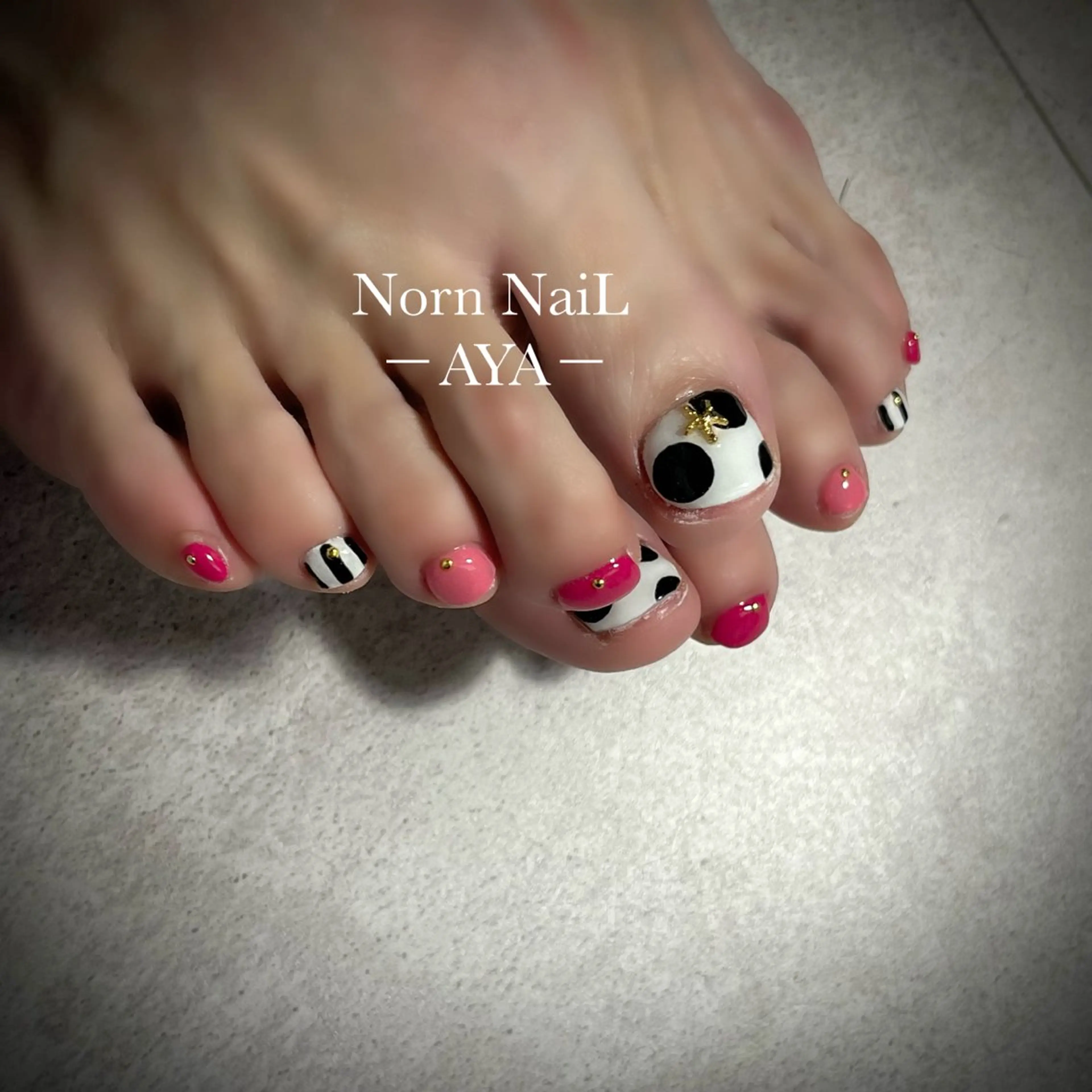ネイル フットネイル U Ayaのネイルデザイン