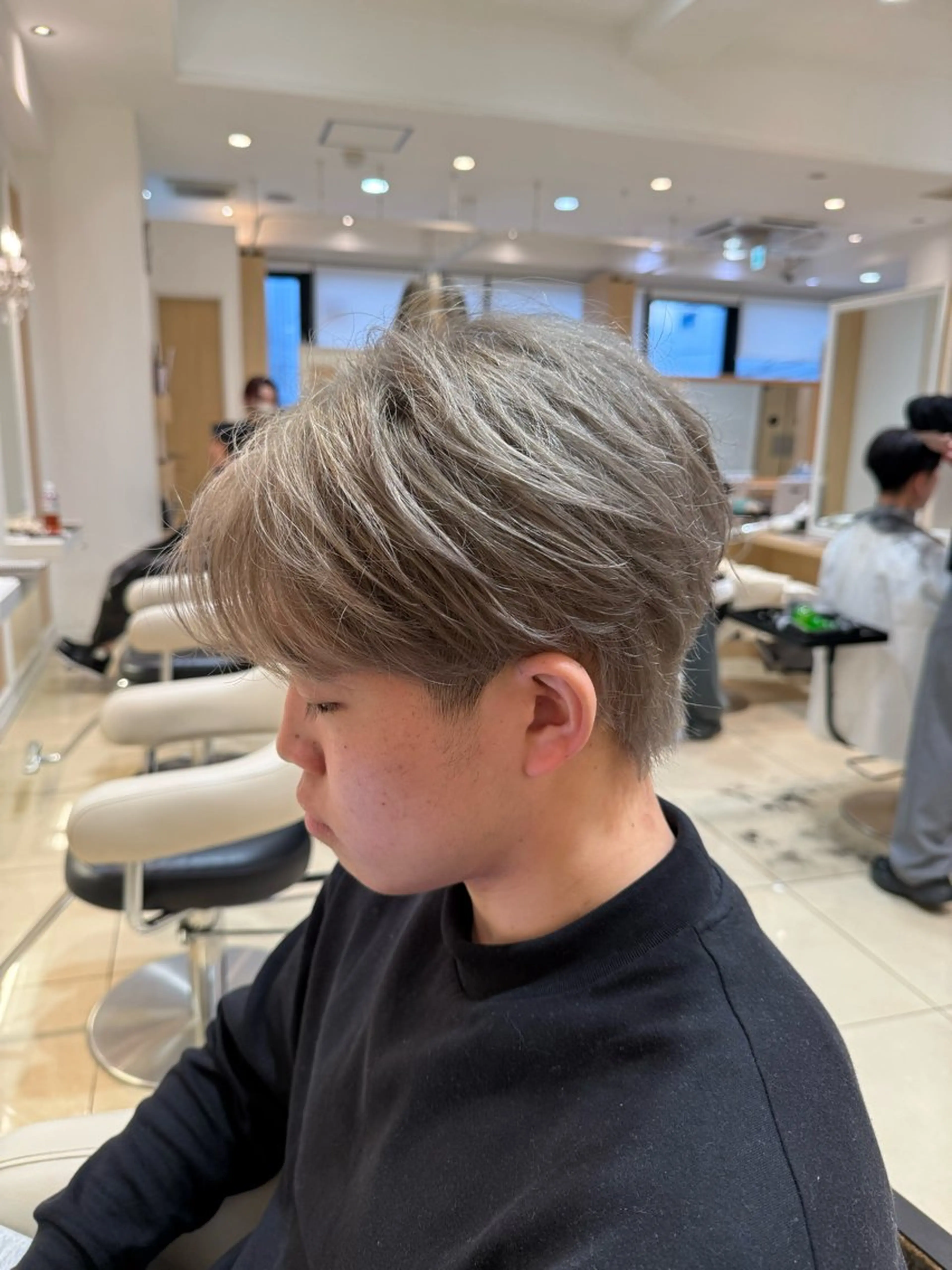 ショート カラー メンズ カット ヘアカラー メンズ特化型美容師 栗山勇人のヘアスタイル