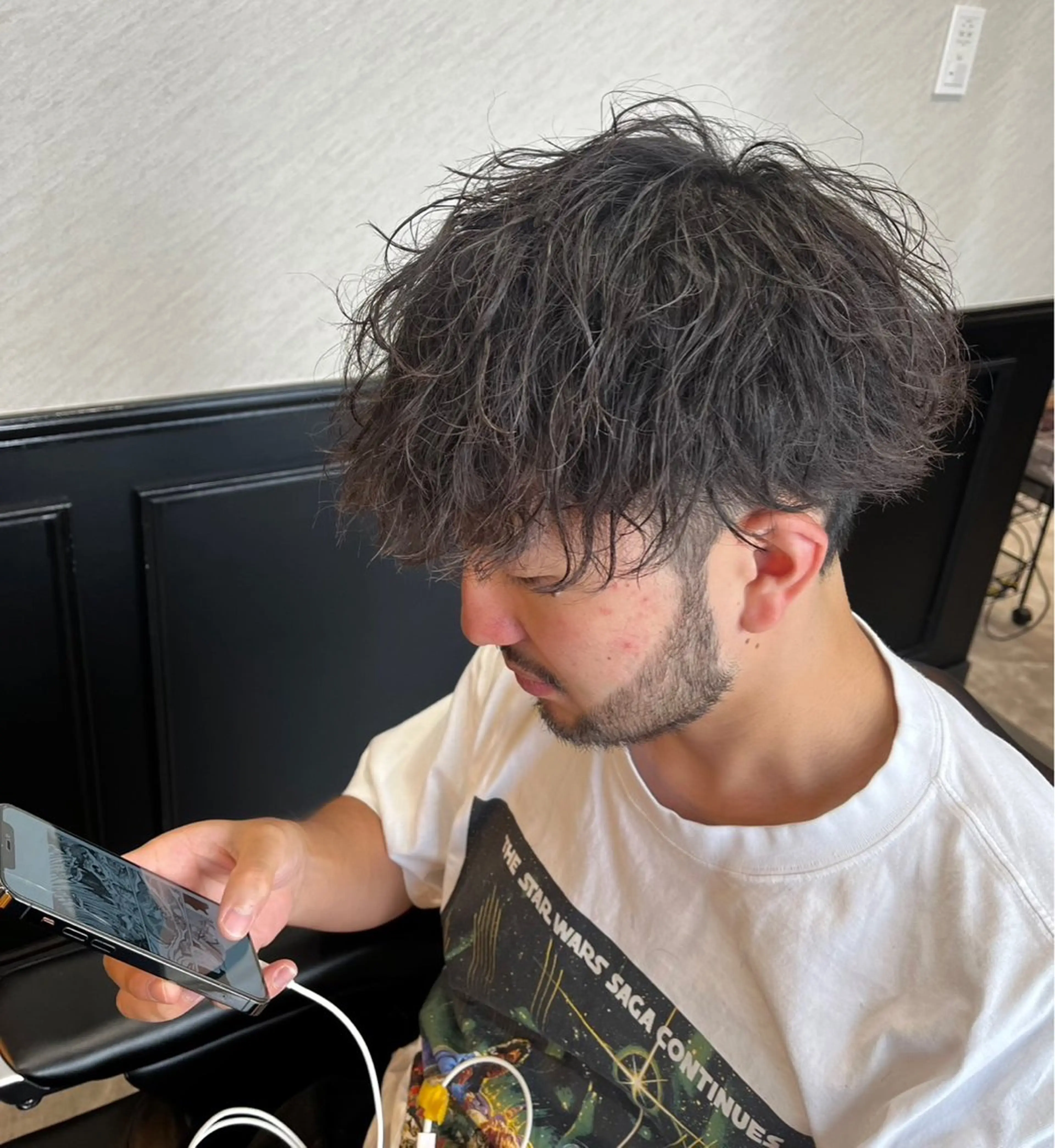 ショート パーマ 山中 翔太のヘアスタイル