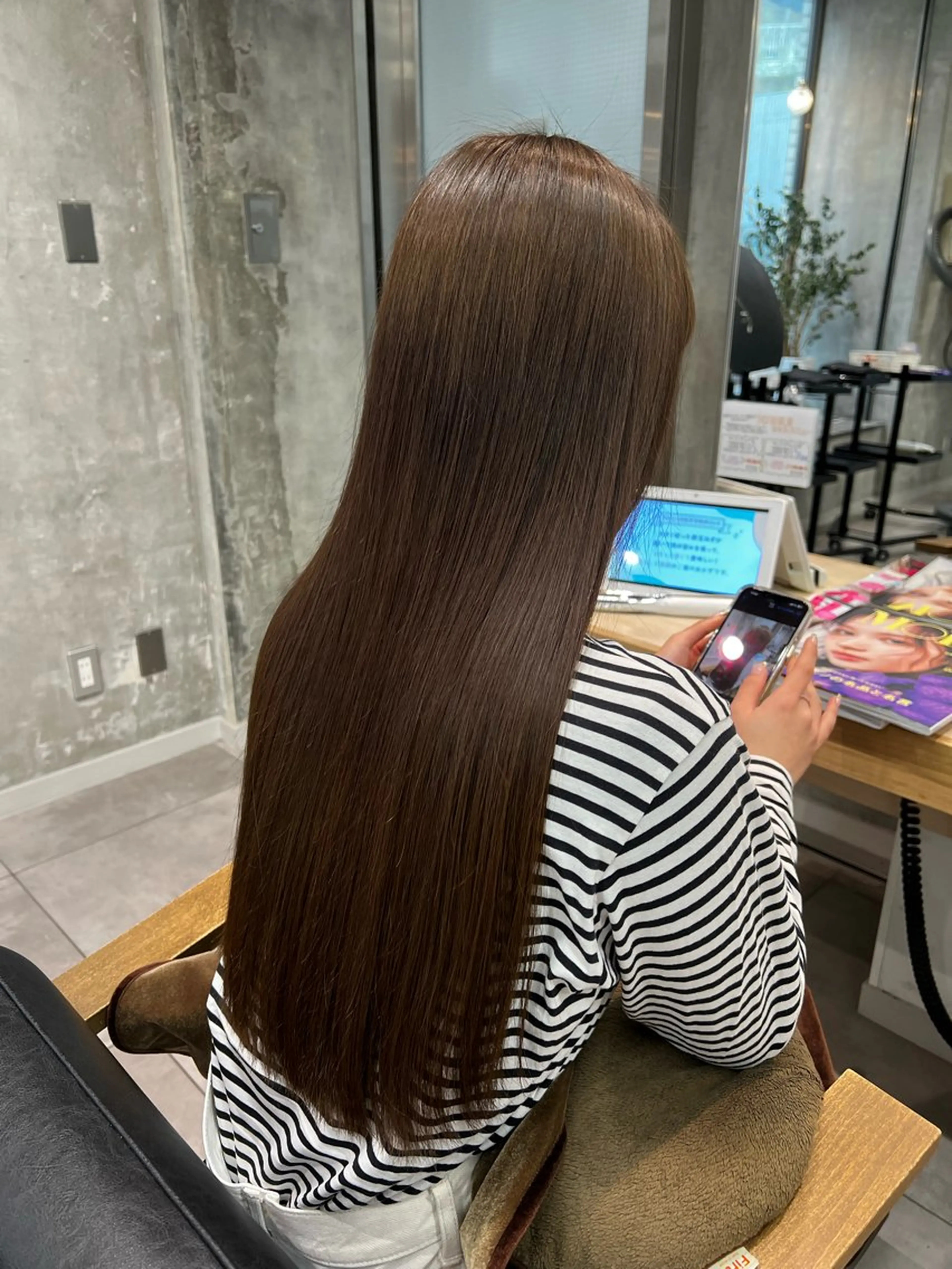 ロング カラー カット 縮毛矯正 🌞レイヤー×カラー 前川那津美🌞のヘアスタイル