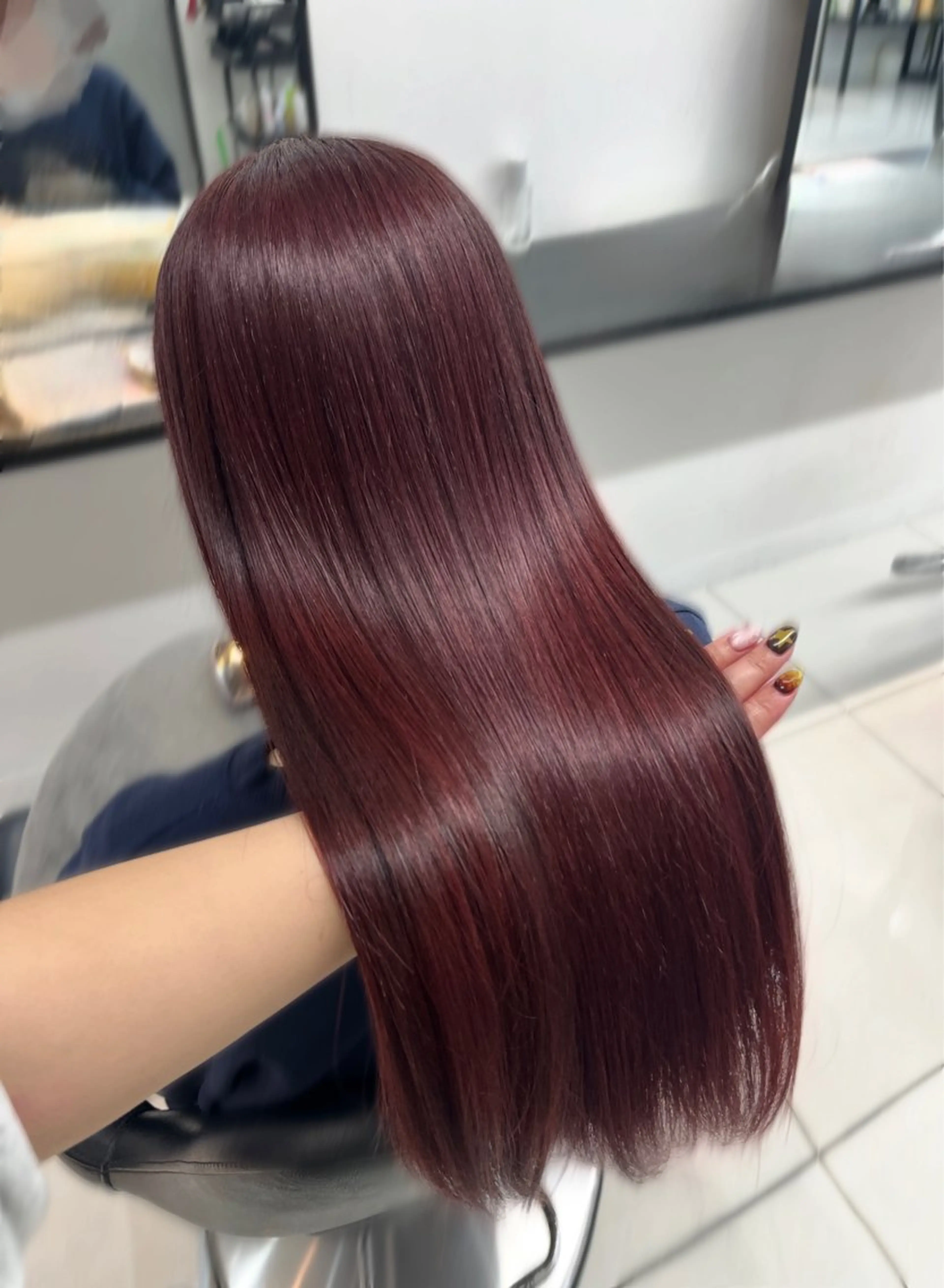 ロング カラー ヘアカラー トリートメント ブリーチなしWカラー /アレンジ/ユウミのヘアスタイル