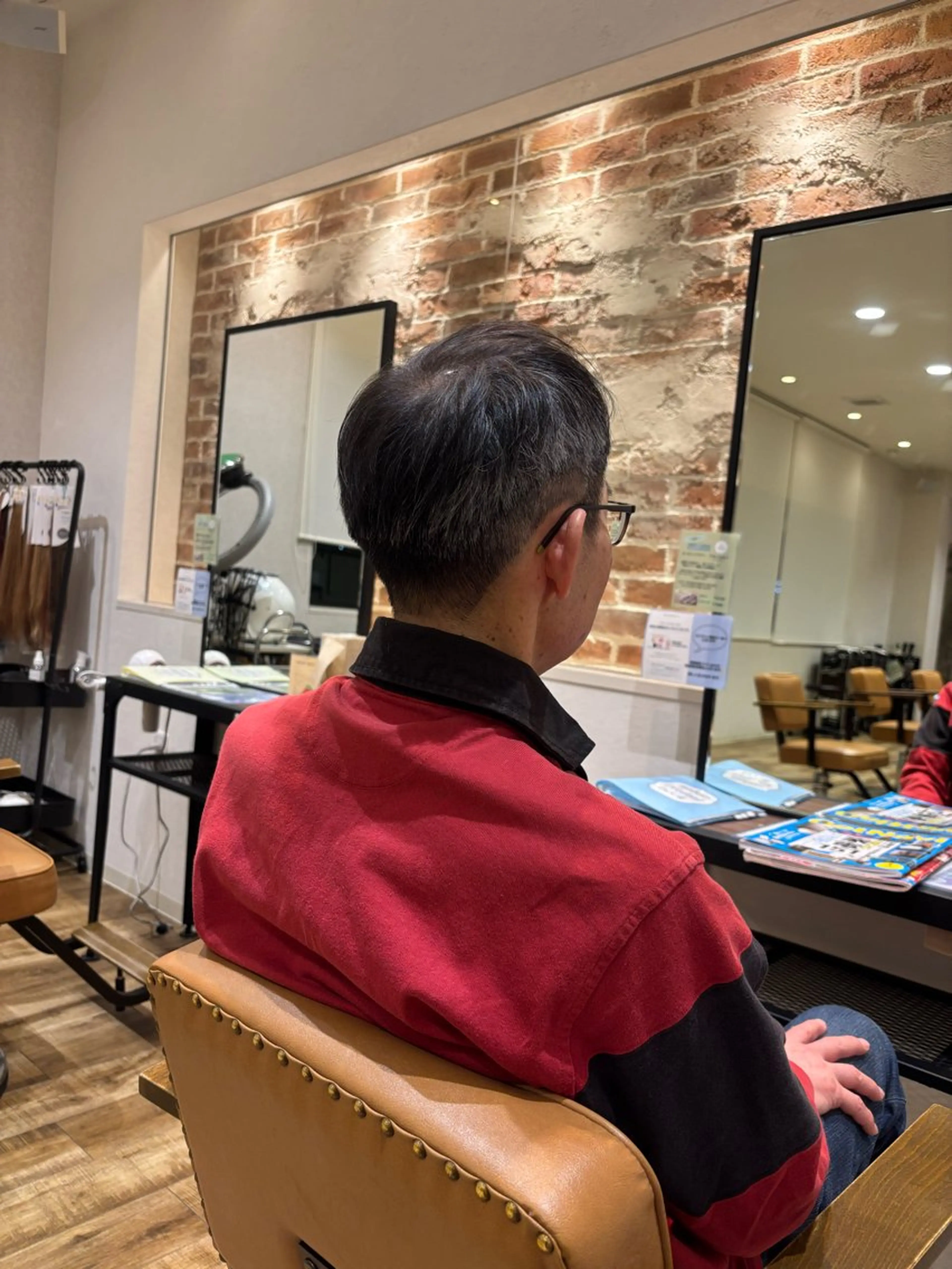 メンズ 刈り上げ Rudder 牛嶋のヘアスタイル