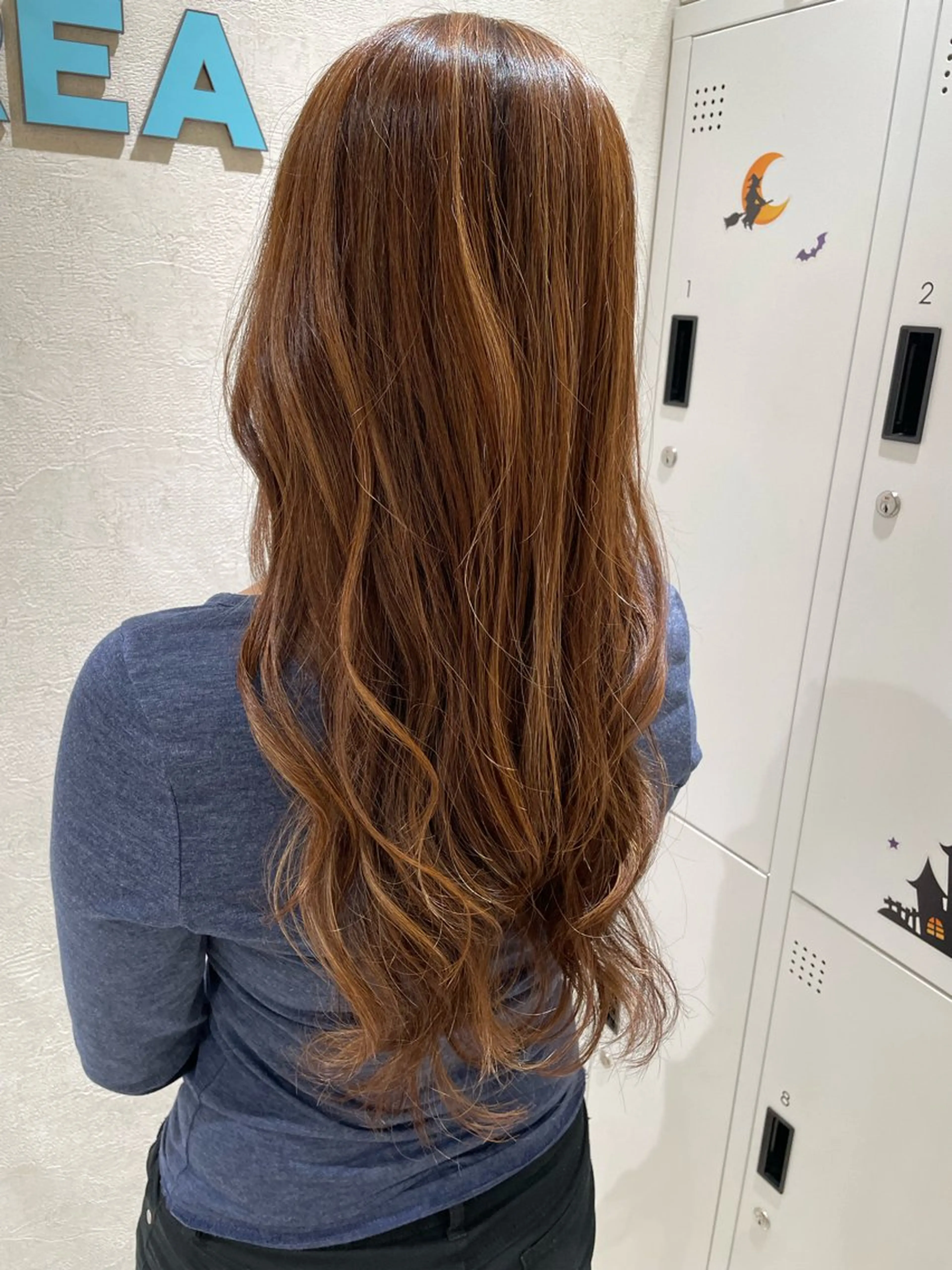 ロング ヘアカラー レイヤー×ハイライト 🌷RINA🌷のヘアスタイル