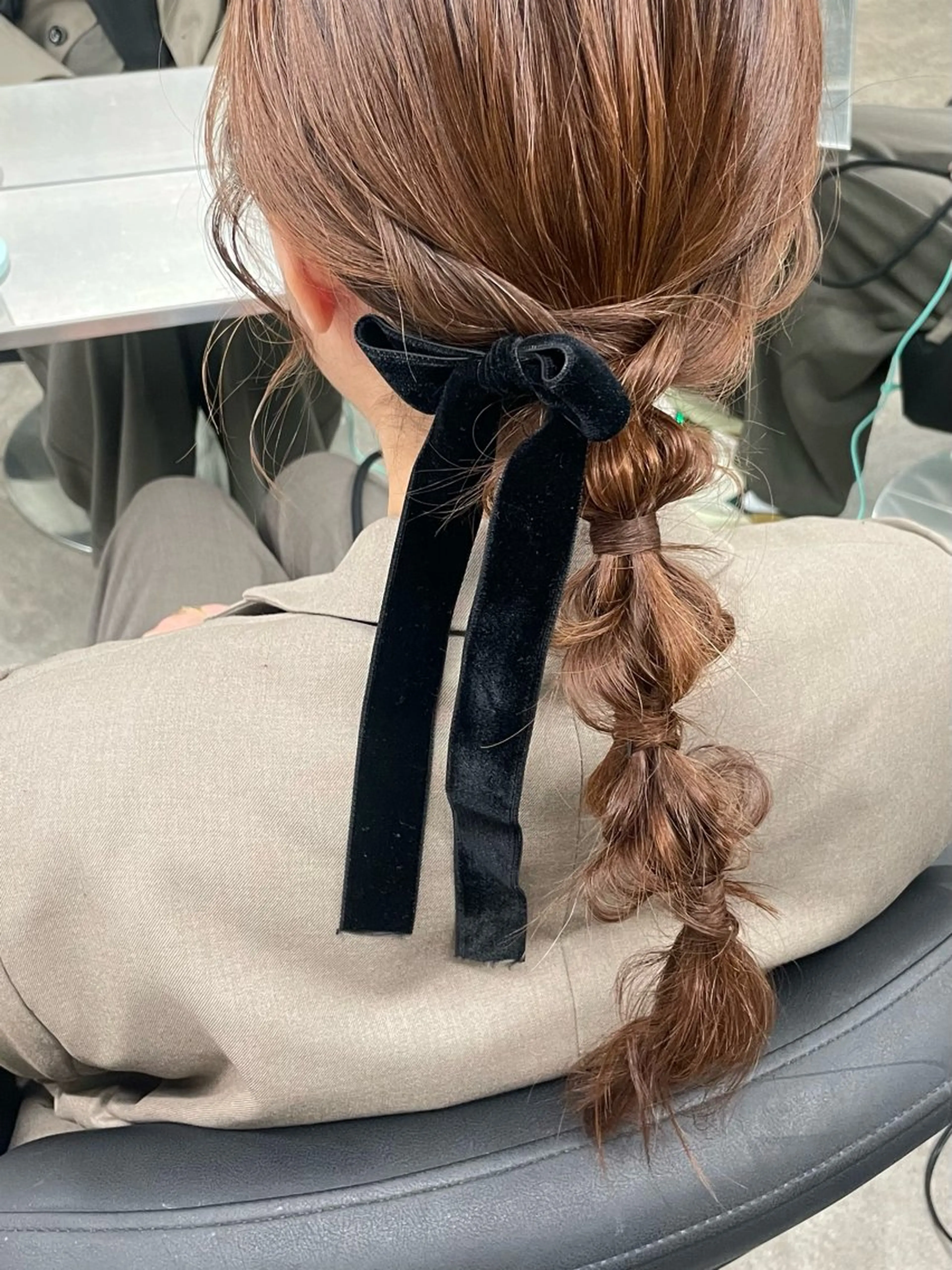 ヘアアレンジ ヘアセット 速水 ゆきののヘアスタイル