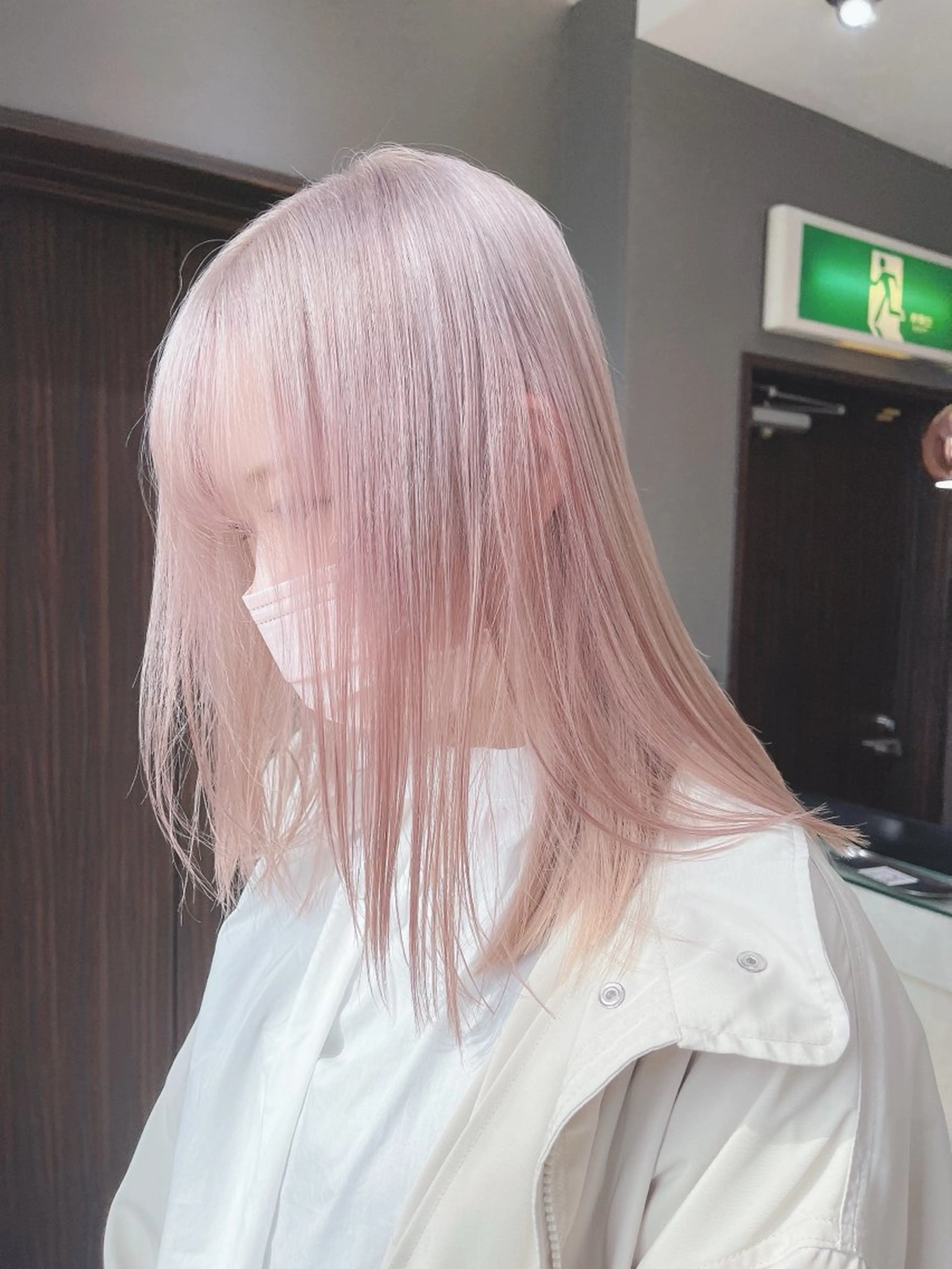 ミディアム カラー ヘアカラー トリートメント jill by gisel＿奥家のヘアスタイル