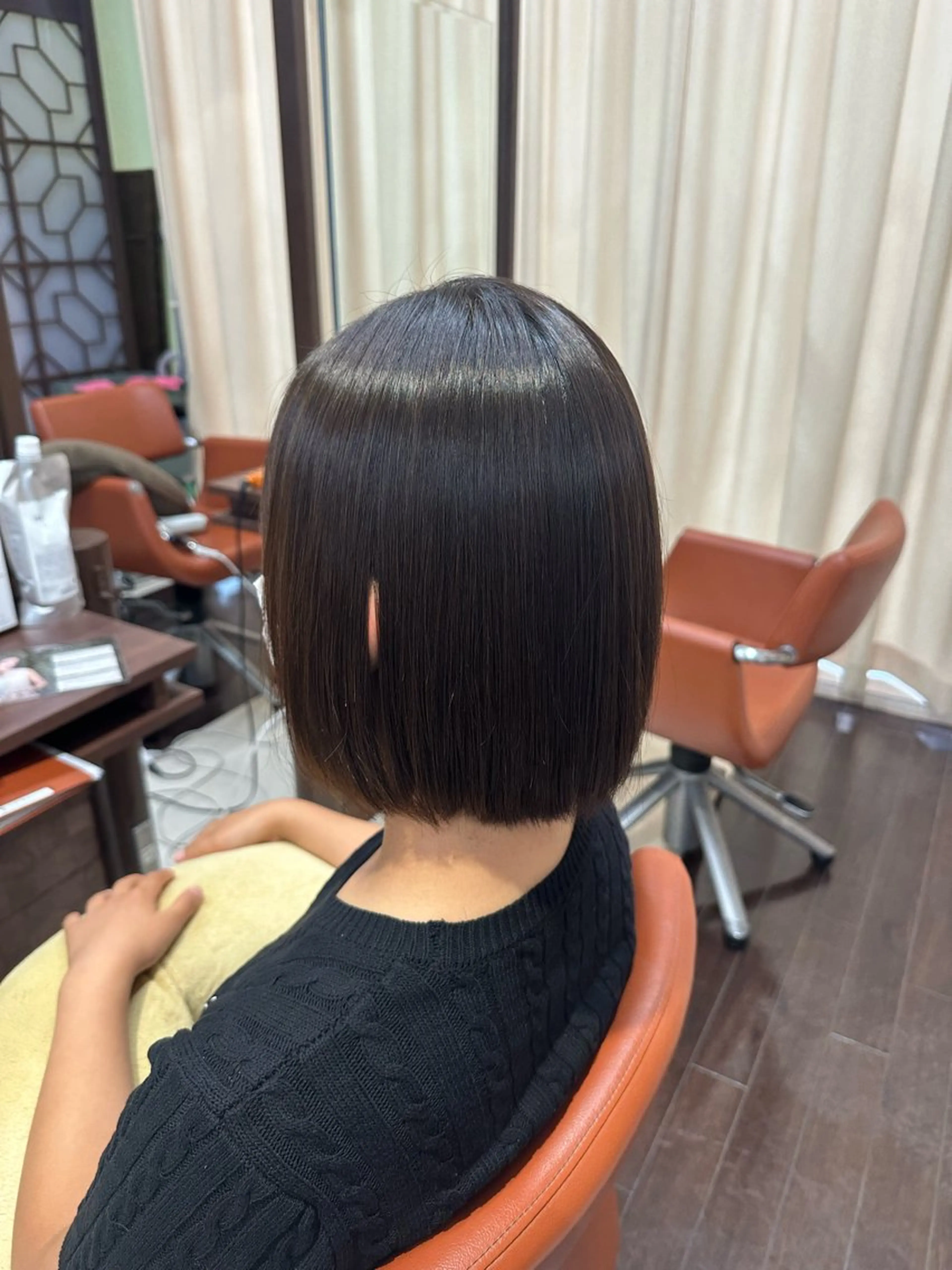 [当日のご予約も大歓迎🙆‍♂️]朝のアイロンいらず!自然な質感になる前髪矯正+前髪カットサービス◎の写真