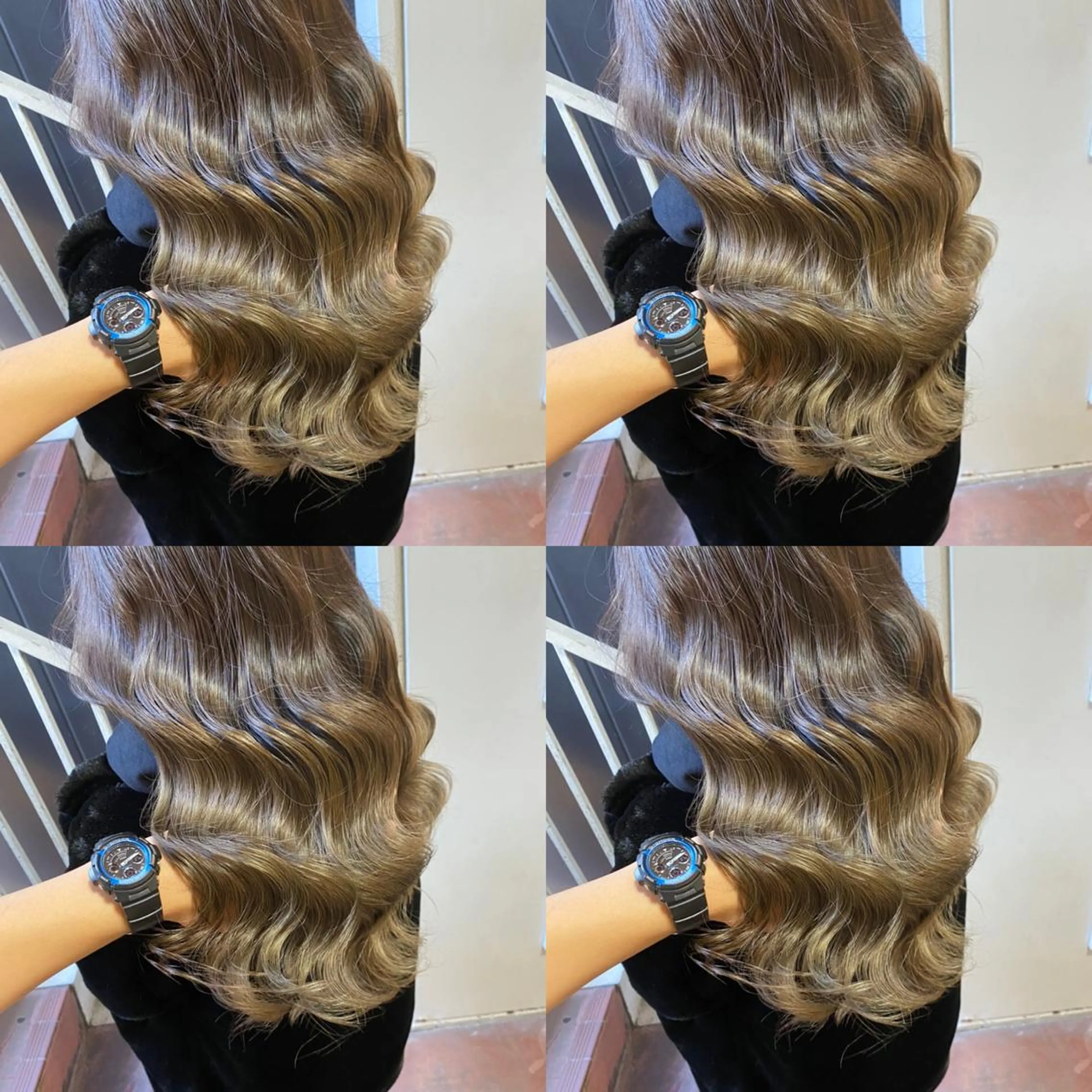 ロング カラー アッシュ ハイライトカラー ハイトーンカラー イルミナカラー インナーカラー ご予約 宜しくお願いします！のヘアスタイル