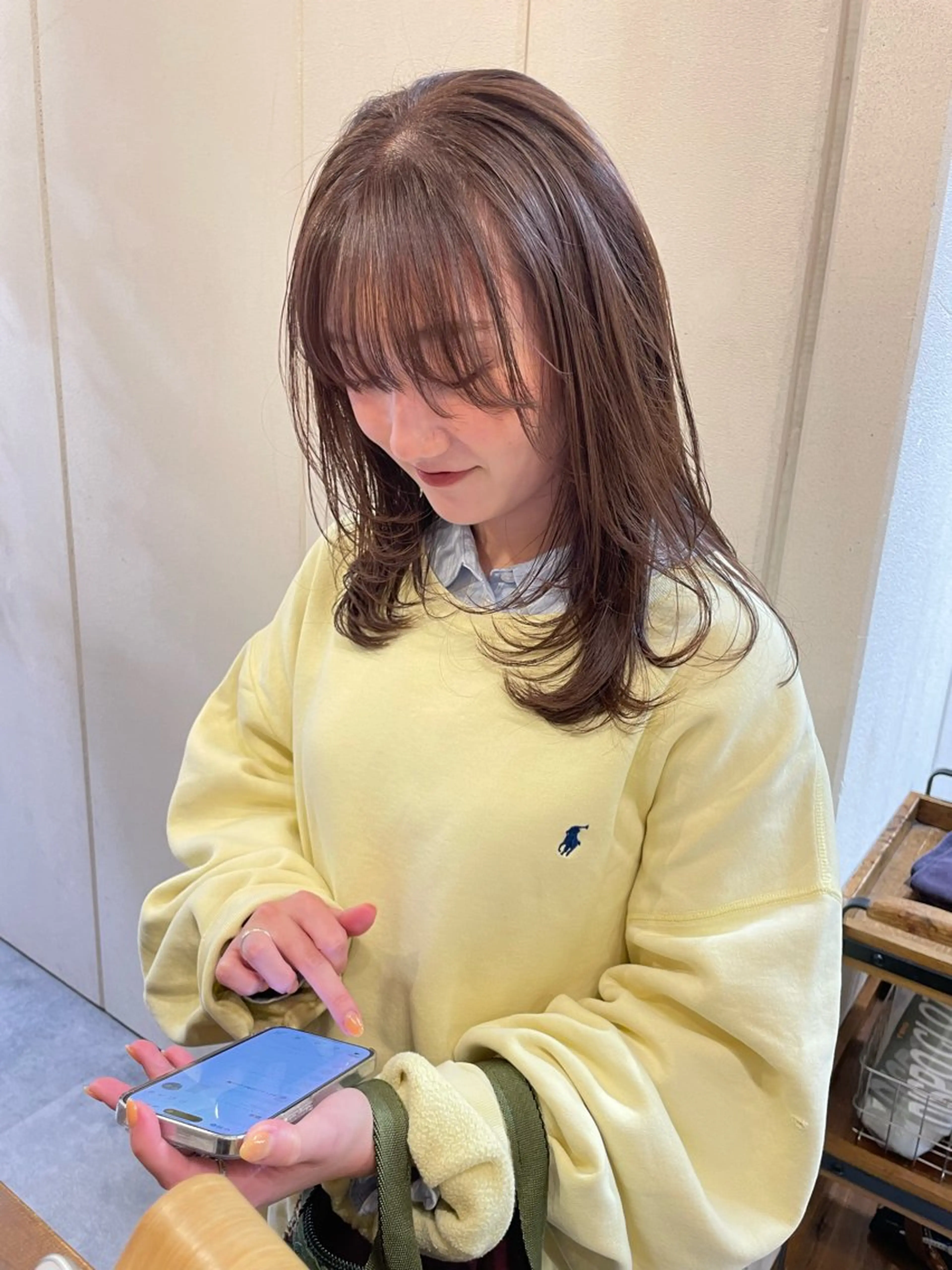 ミディアム 透明感カラー 🦋AYAのヘアスタイル