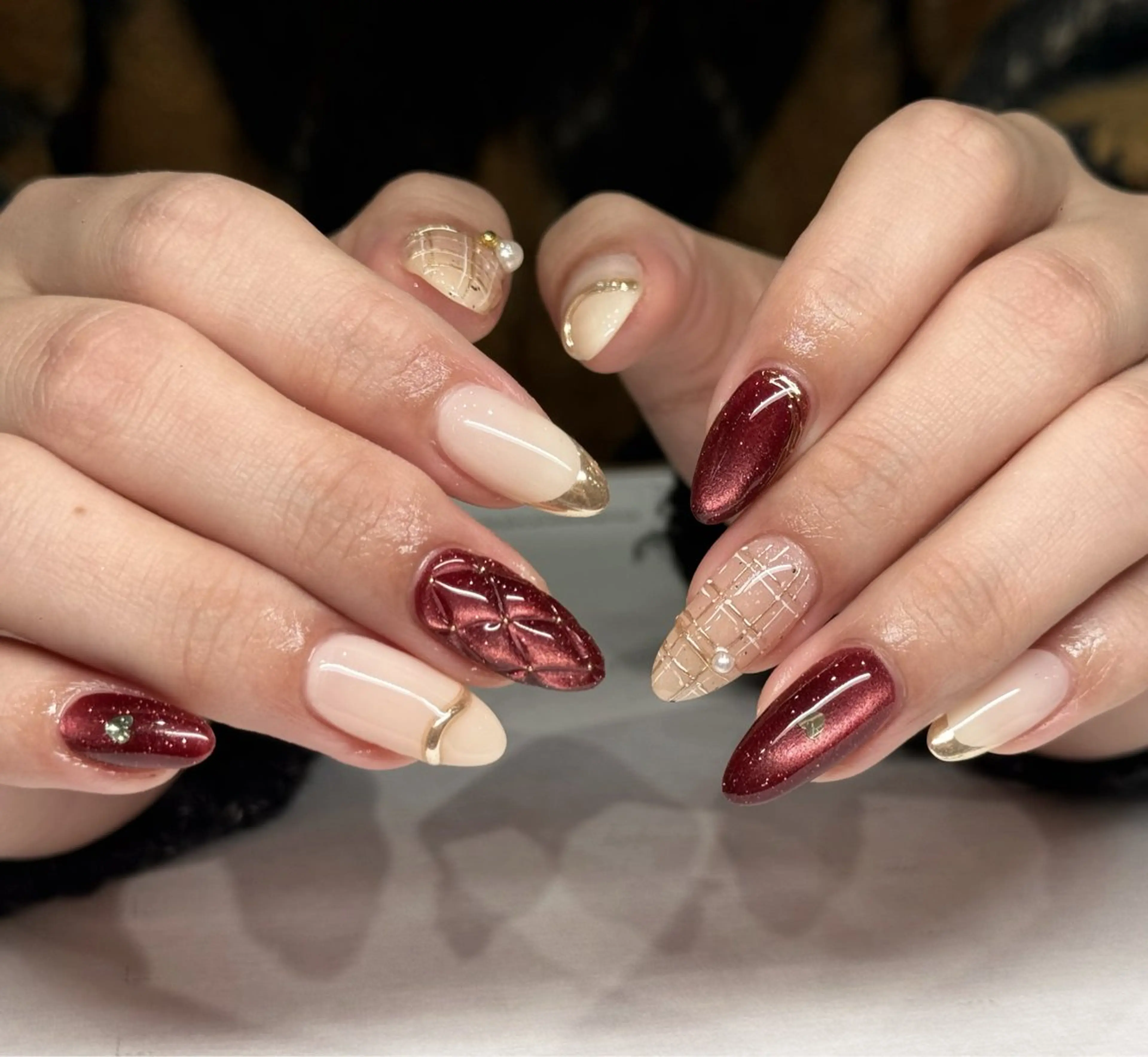 ネイル 桜ネイル フラワーネイル ニュアンスネイル オフィスネイル パステルネイル ハンドネイル MILO 168 池袋のネイルデザイン