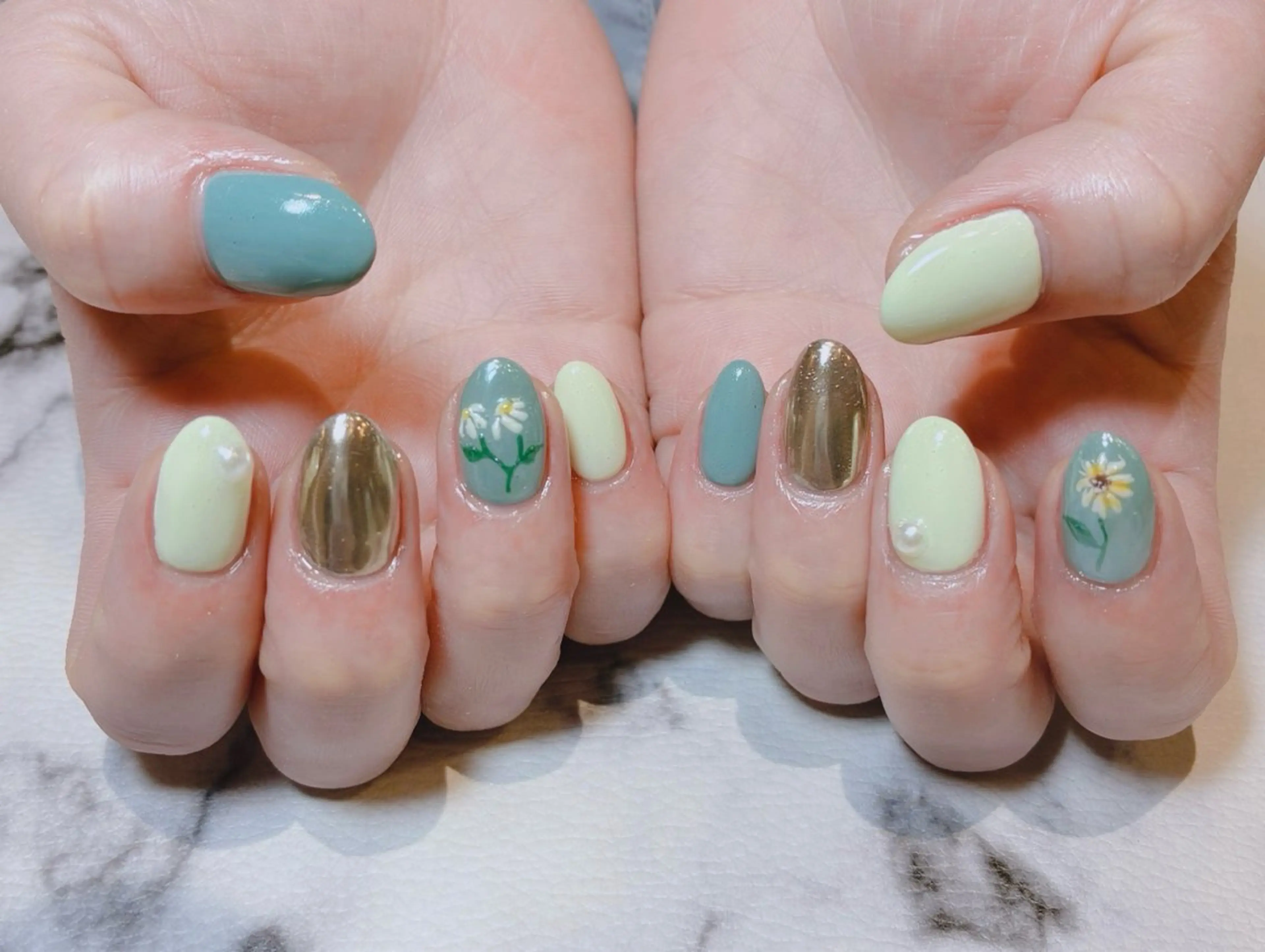 ネイル ハンドネイル 奥田 加奈子のネイルデザイン