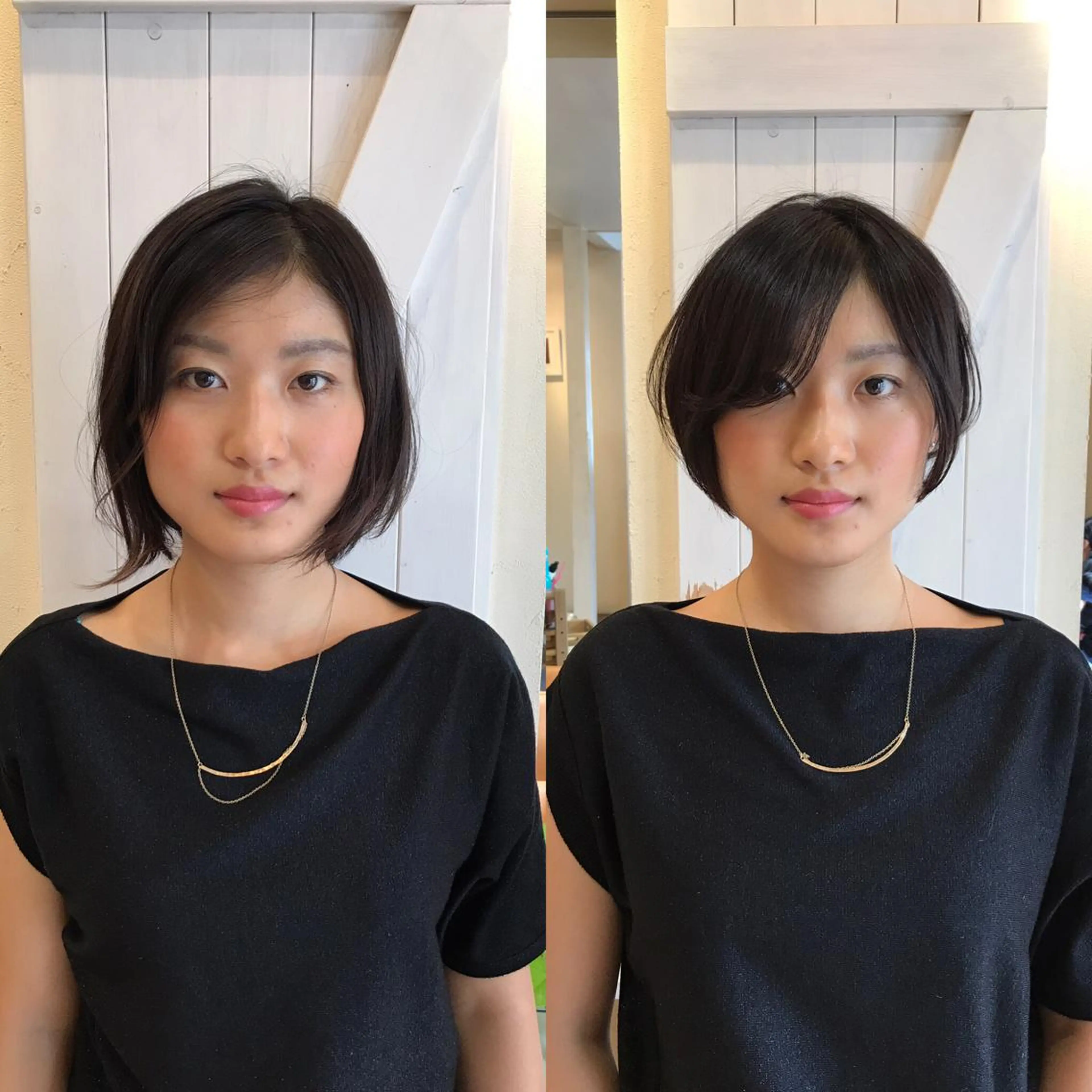 ショート 小顔カット Lond enikaのヘアスタイル