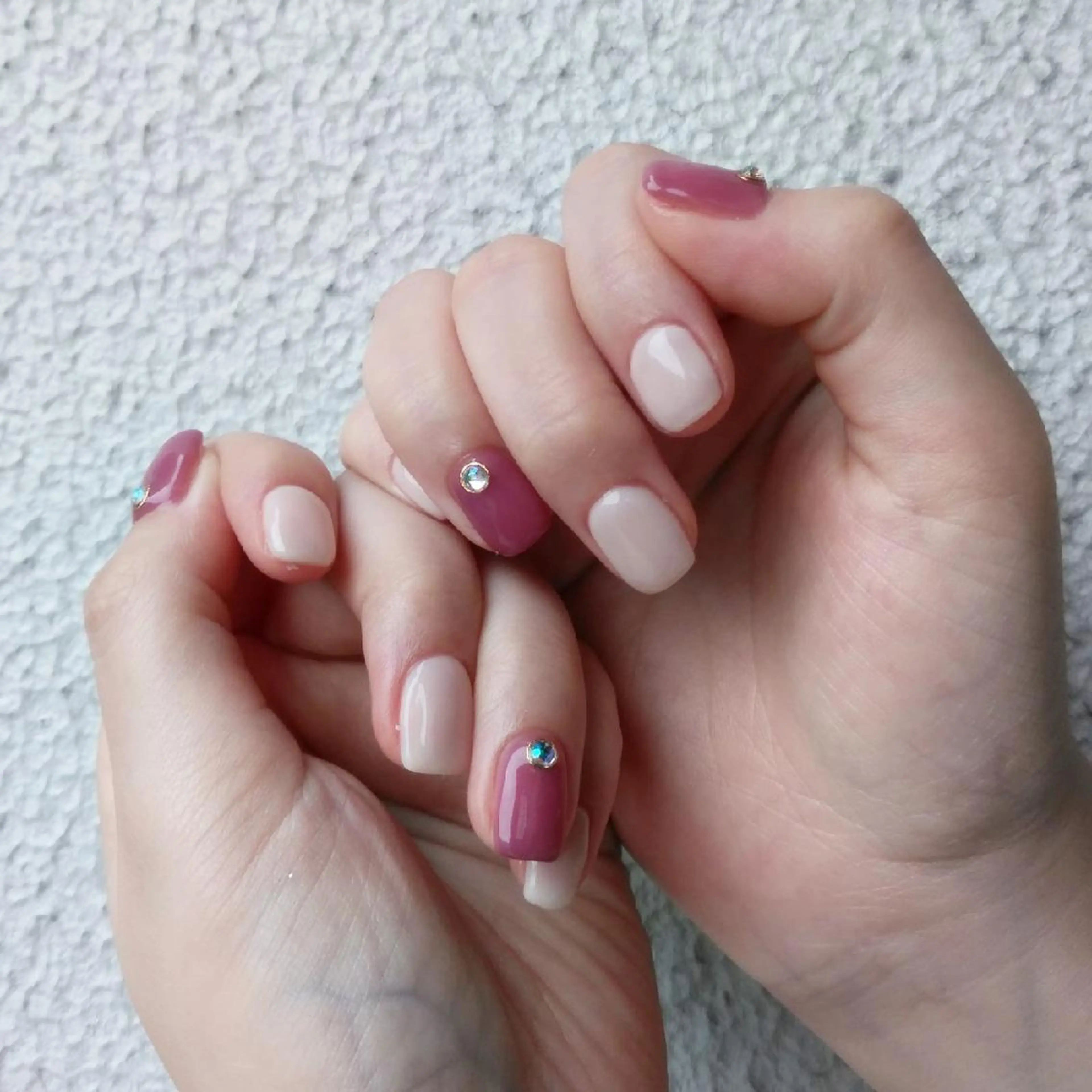 ネイル グラデーション ワンカラーネイル lylynail YUUKAのネイルデザイン