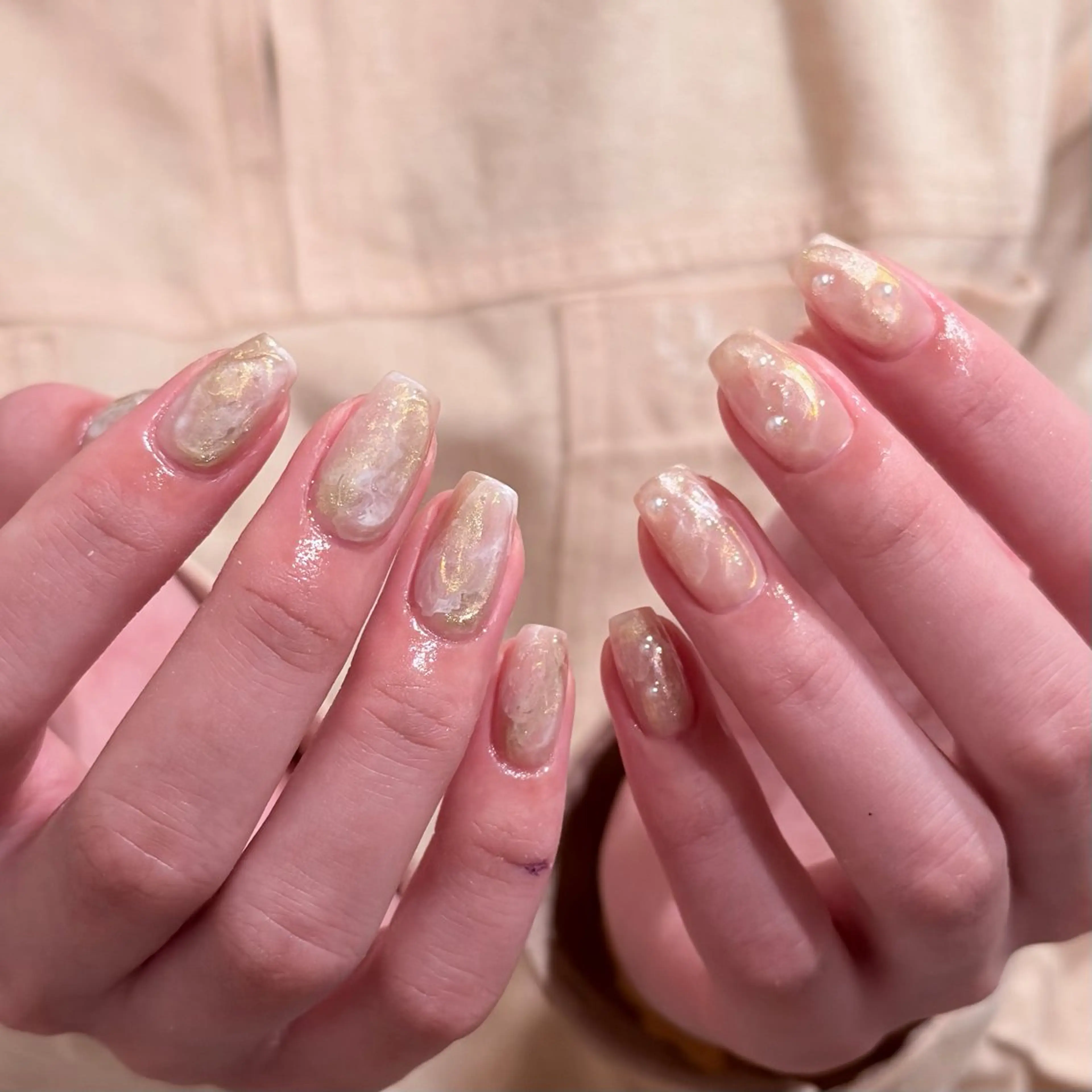 ネイル ハンドネイル 🎀フェイ フェイ🫧💗のネイルデザイン