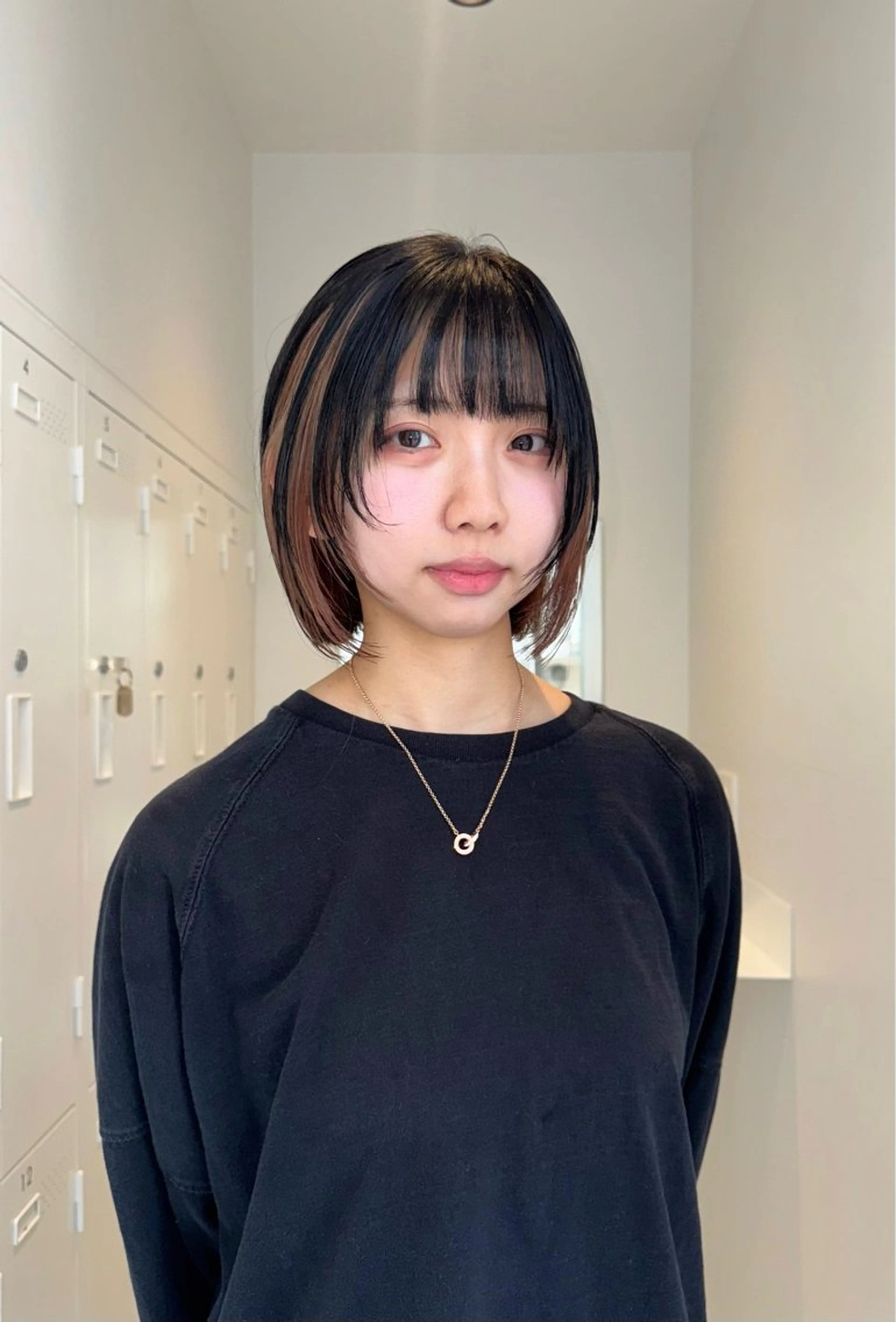 ショート カラー ヘアカラー 似合わせボブ/ 大人ボブ🩵しおのヘアスタイル