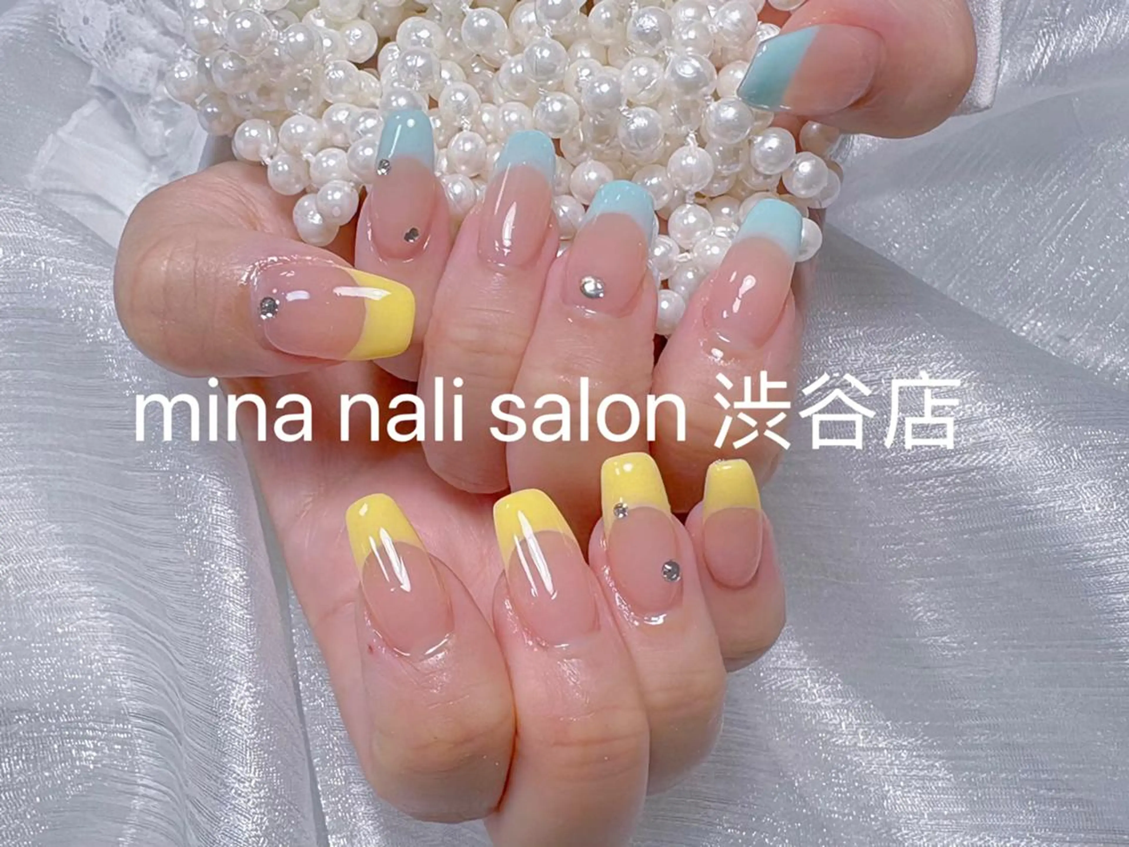 ネイル ハンドネイル 💙羽生 彩光💙のネイルデザイン