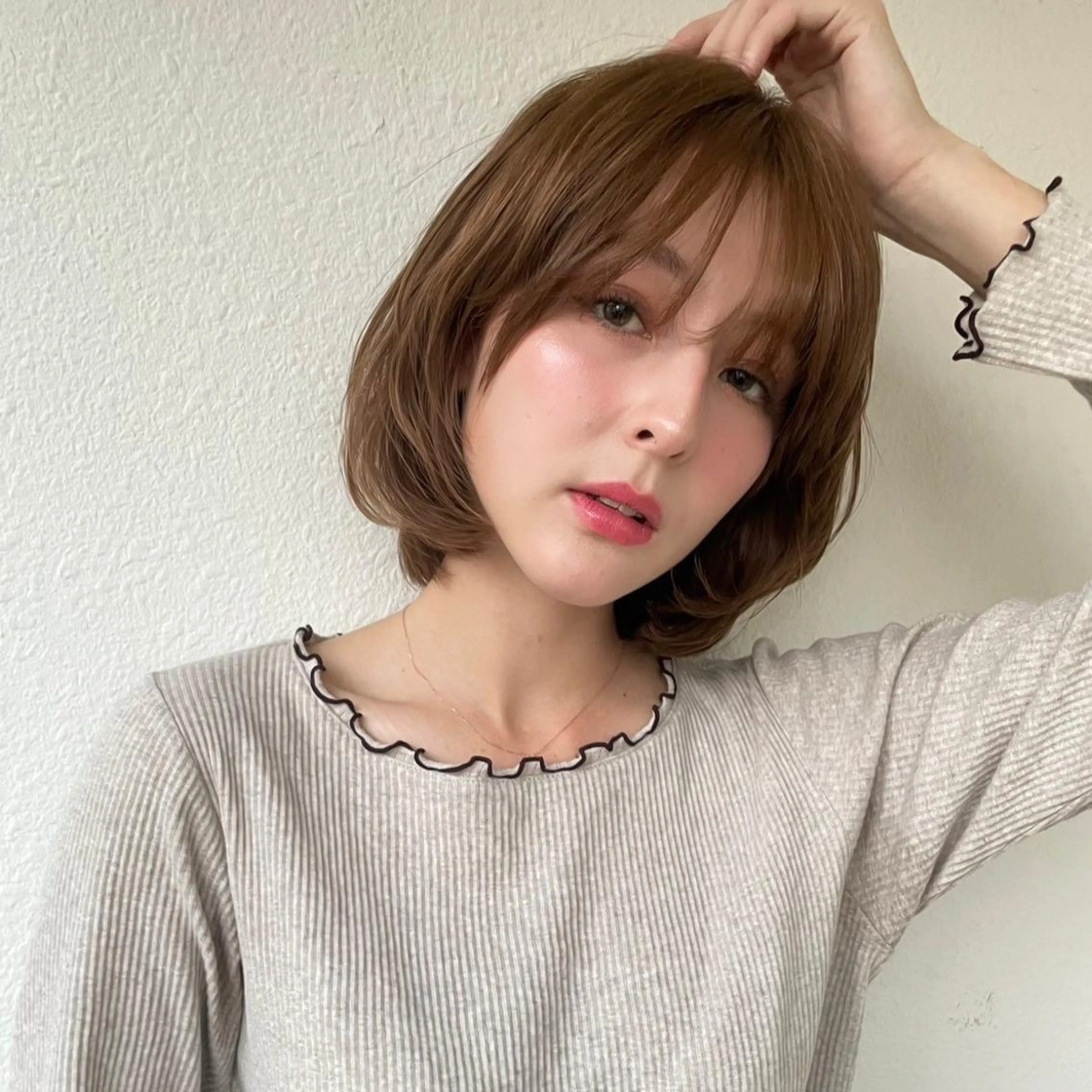 ショート 透明感カラー✨ よしの じろうのヘアスタイル