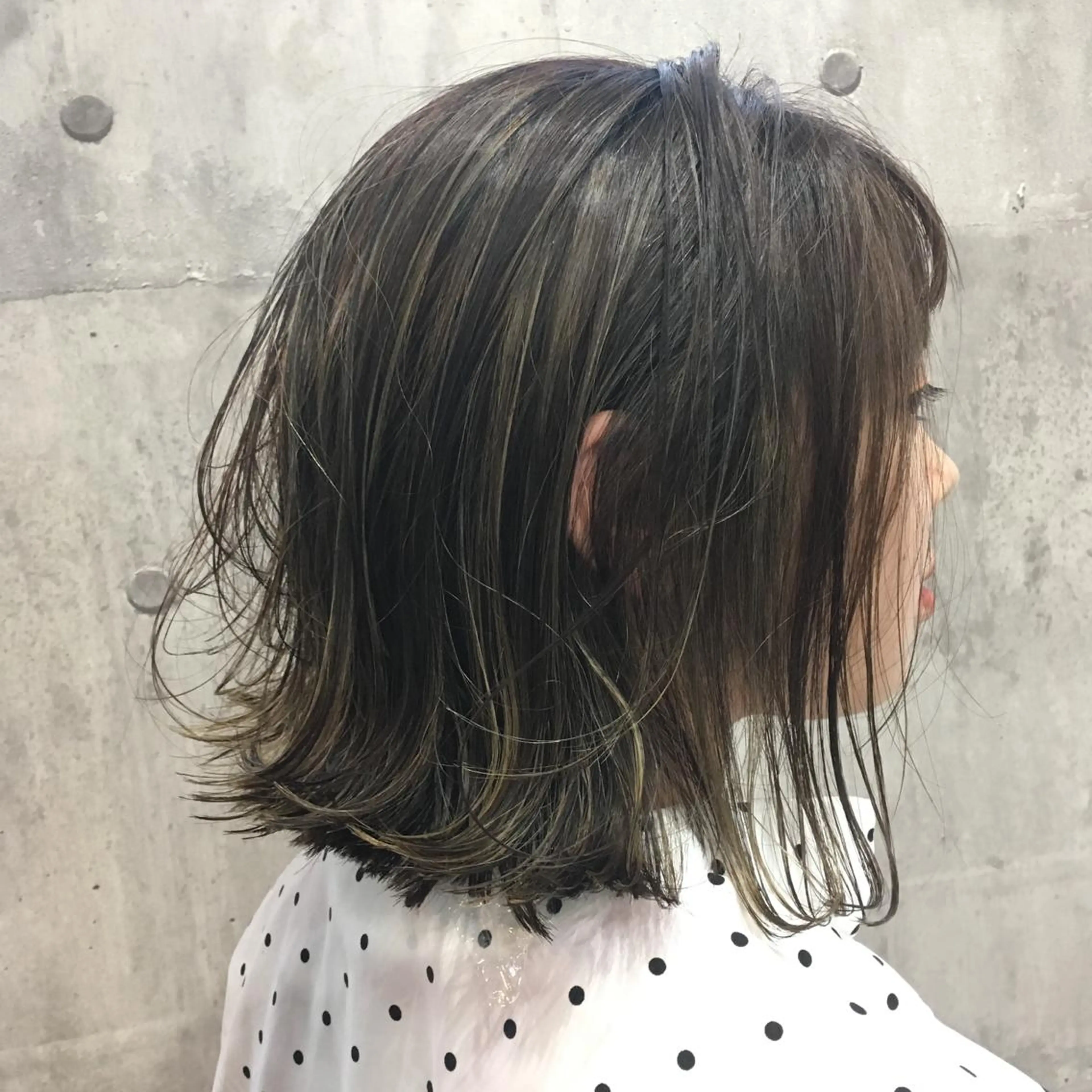 ミディアム カラー tipi 香椎・千早のヘアスタイル