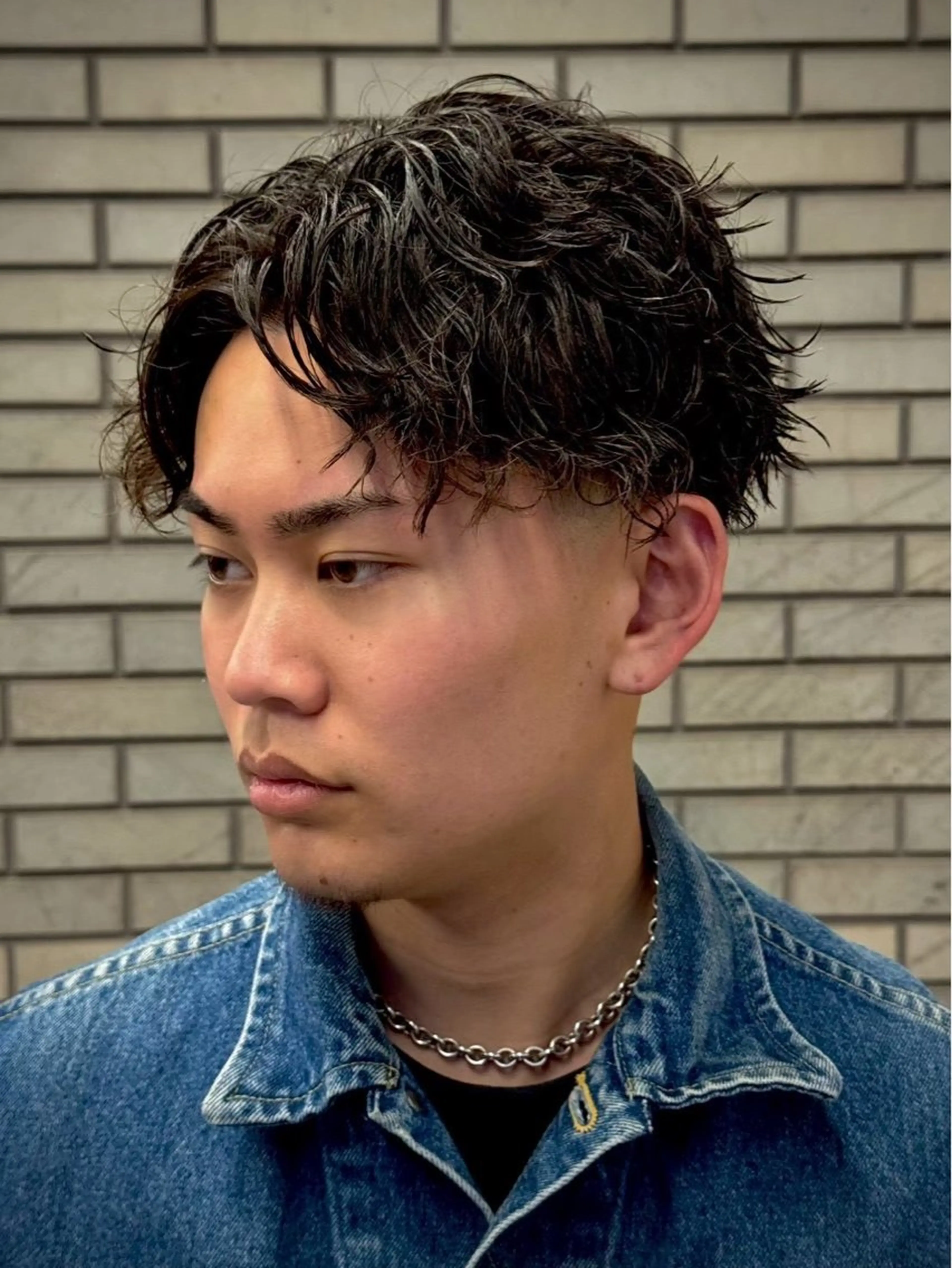 ショート パーマ メンズ 大村 昂平のヘアスタイル