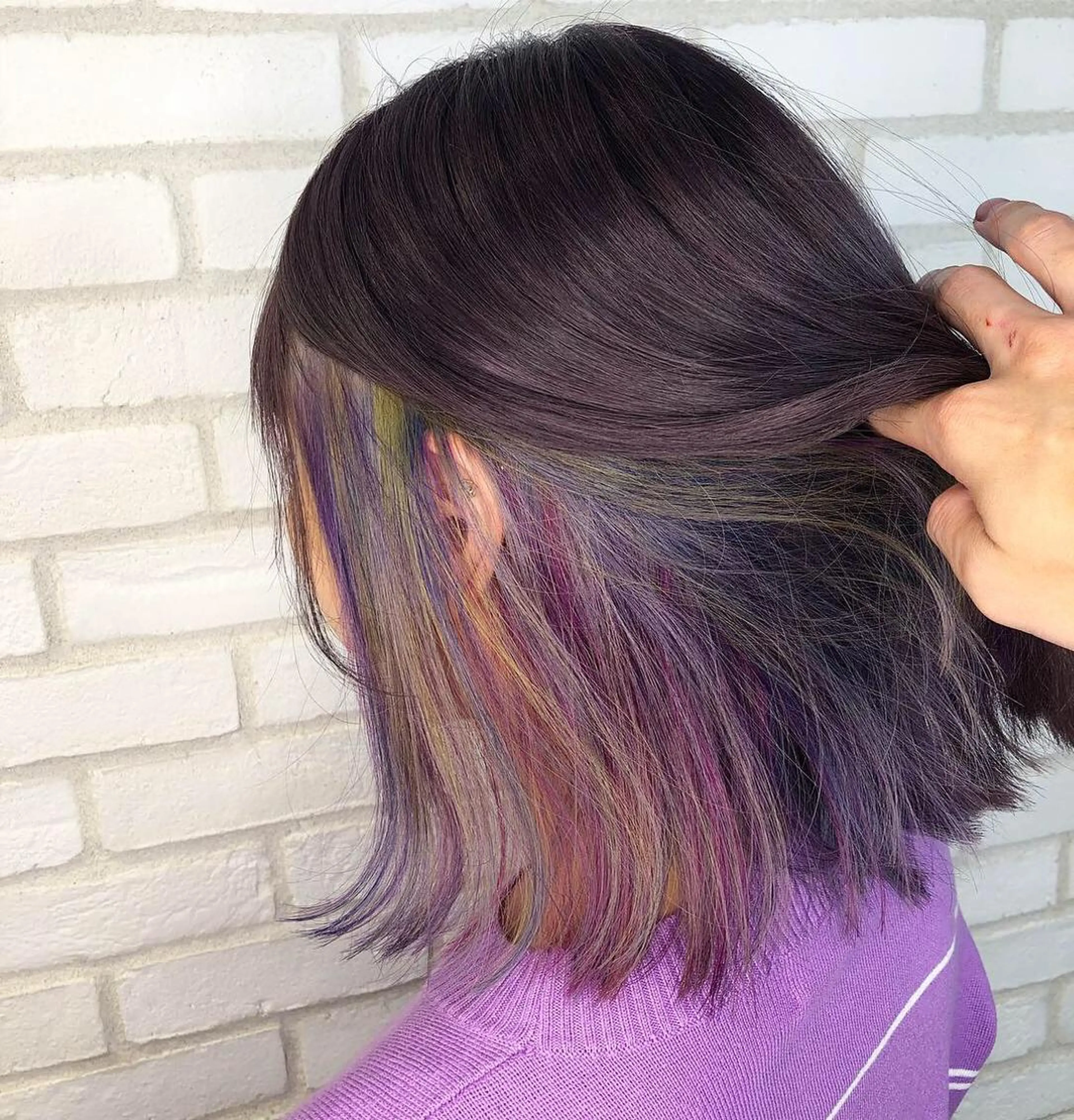 ショート カラー パーマ ヘアアレンジ メンズ キッズ ネイル マツエク・マツパ ユニコーンカラー 新宿/髪質改善/ 美髪矯正✨浅江通友のヘアスタイル