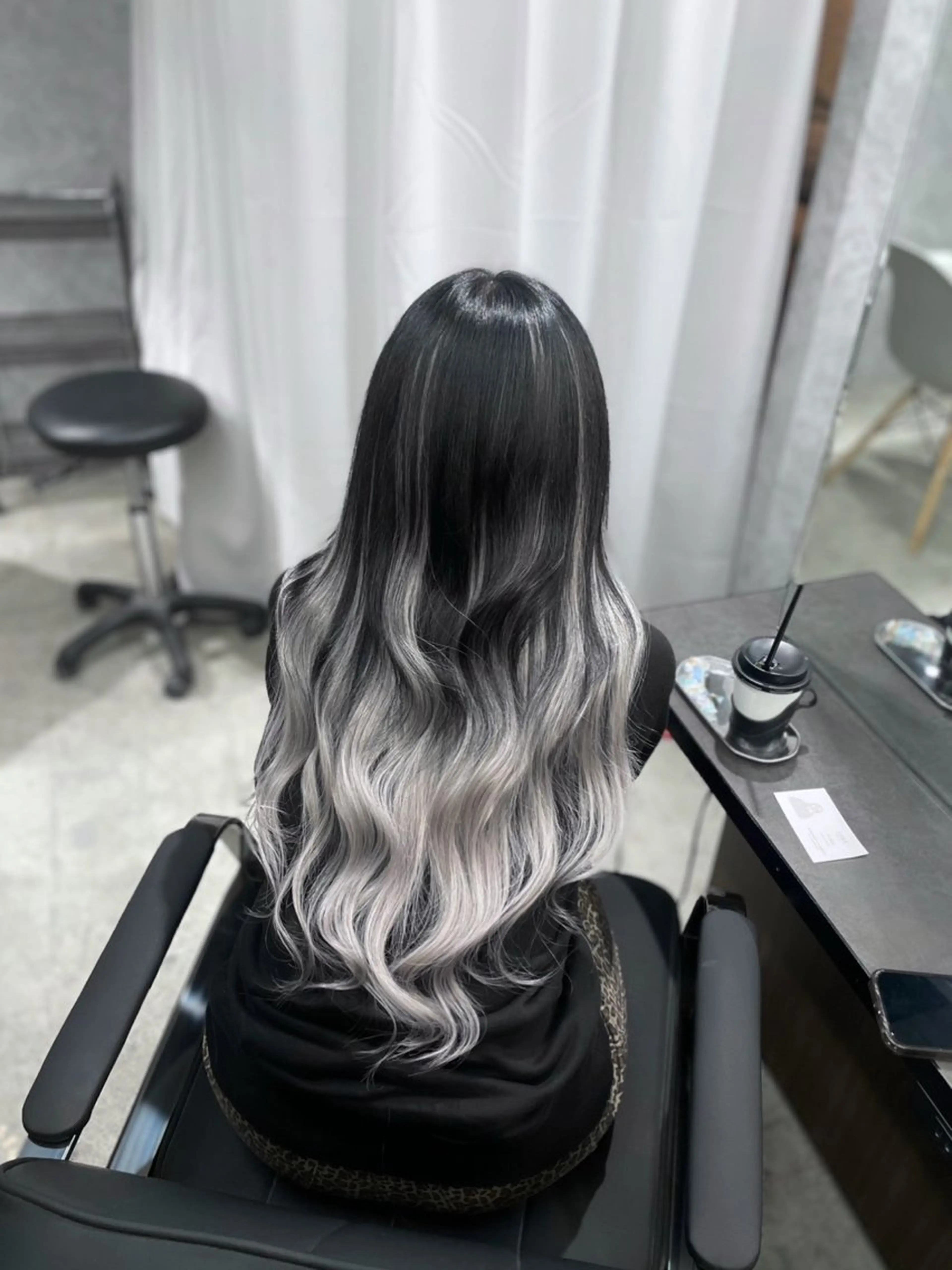 ロング カラー カット エクステ ブリーチなしWカラー 超特化/YURAのヘアスタイル