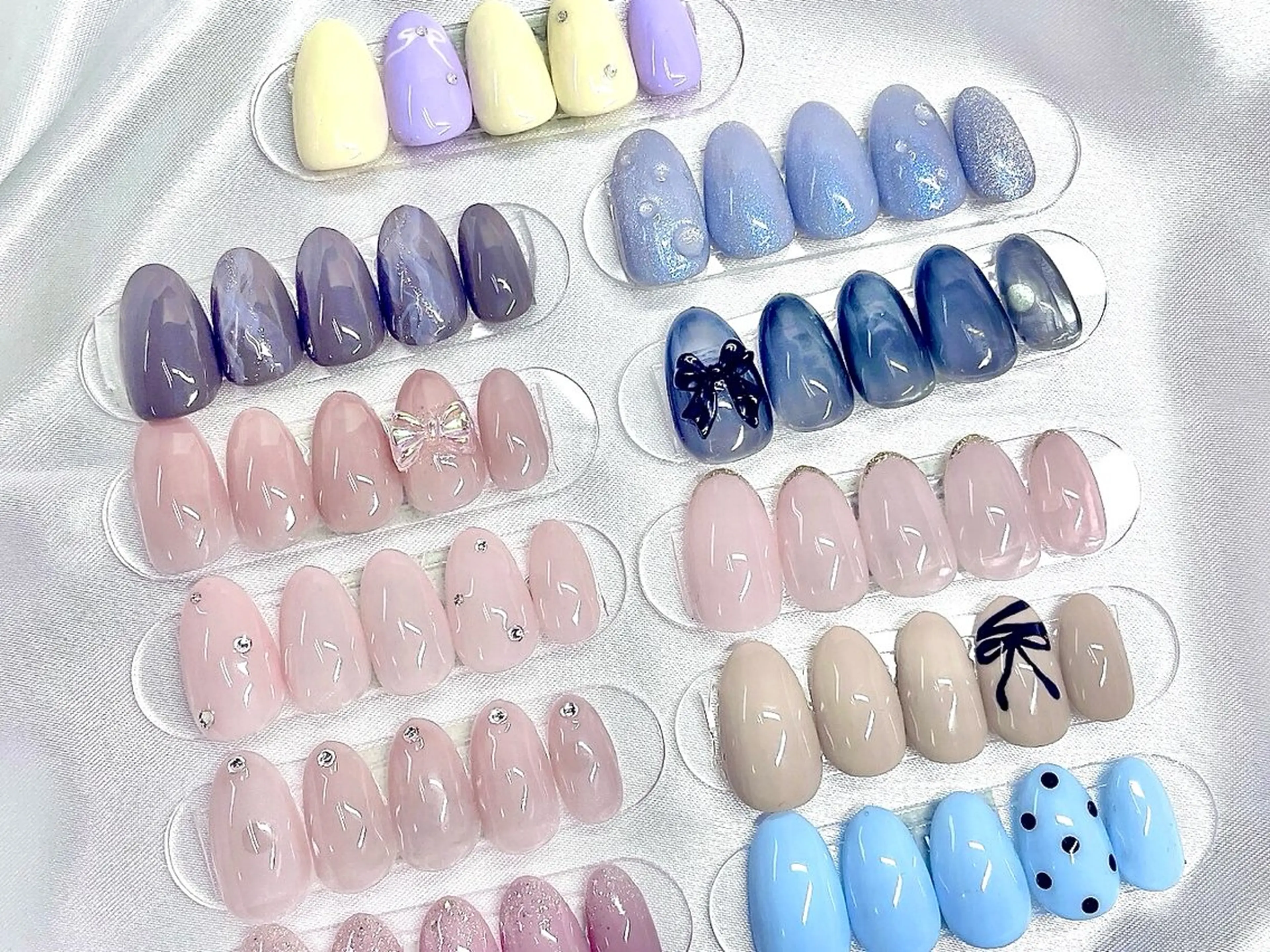 ネイル アートネイル ジェルネイル マグネットネイル ニュアンスネイル パラジェル ハンドネイル Nail Neige🐈🌙のネイルデザイン