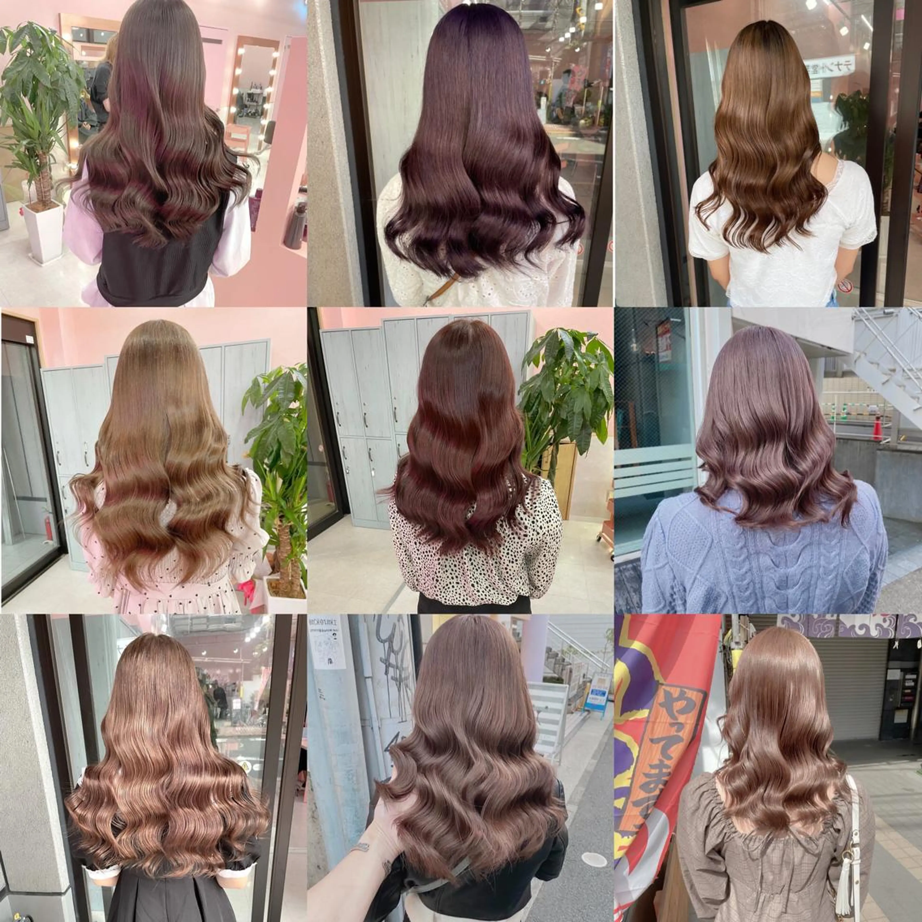 ロング カラー アッシュ アッシュグレー アッシュグレージュ バレイヤージュ ミストバング 似合わせカットカラー 🌟ryusei⭐️のヘアスタイル