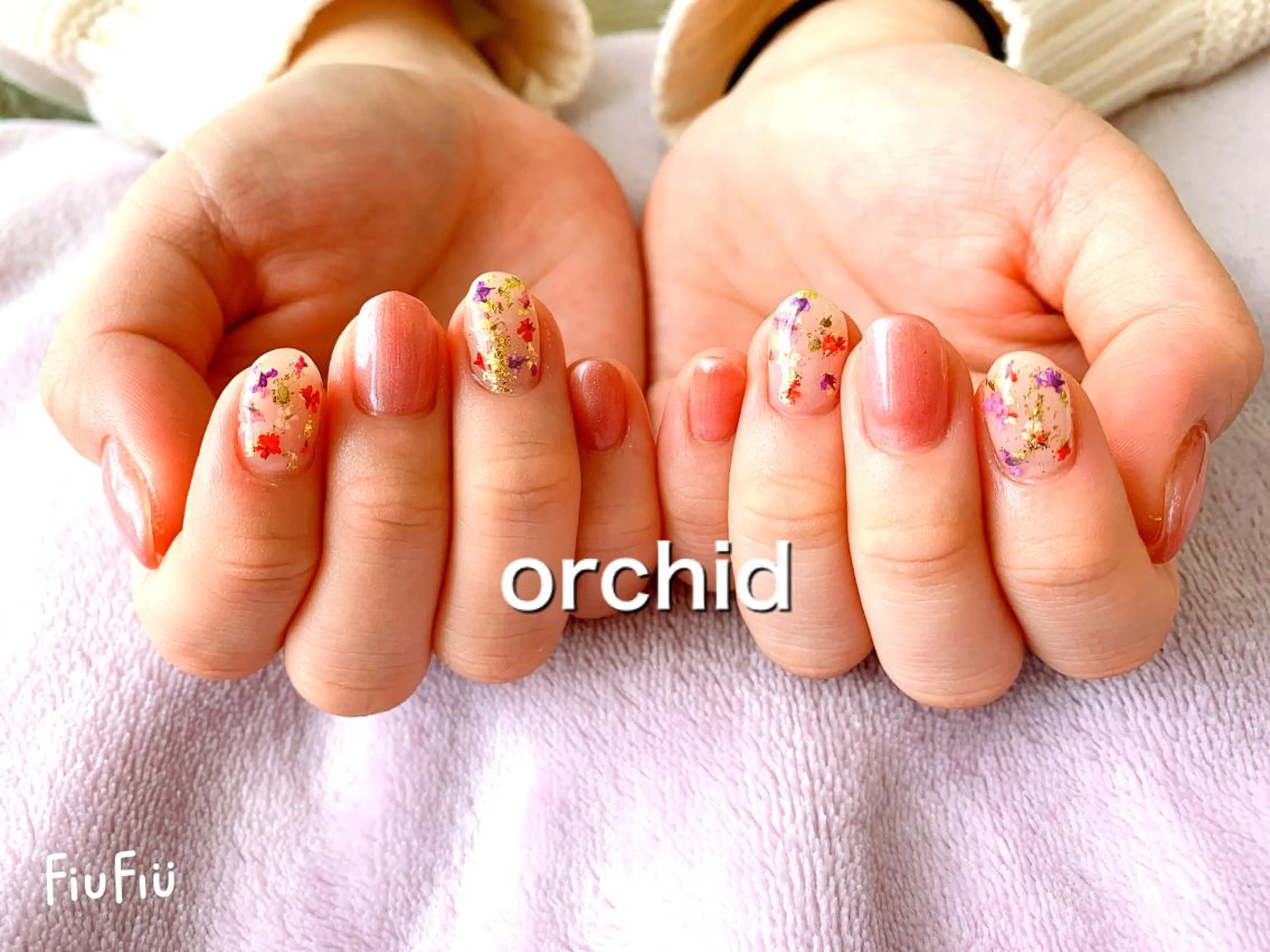 ネイル orchid ♡オーキッドのネイルデザイン