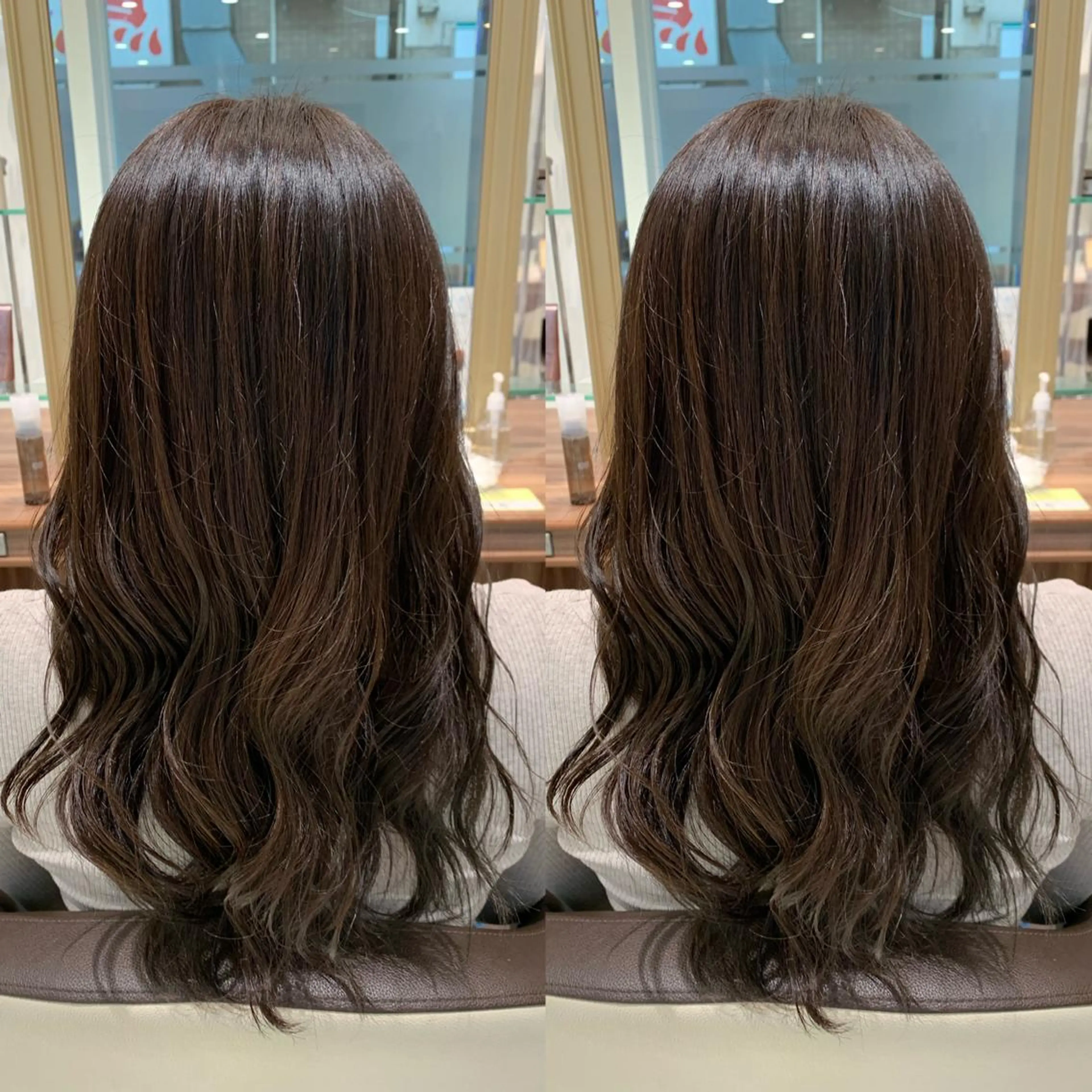 セミロング カラー ヘアアレンジ 盛れる韓国ヘア♡ 🌻鈴木花🌈のヘアスタイル