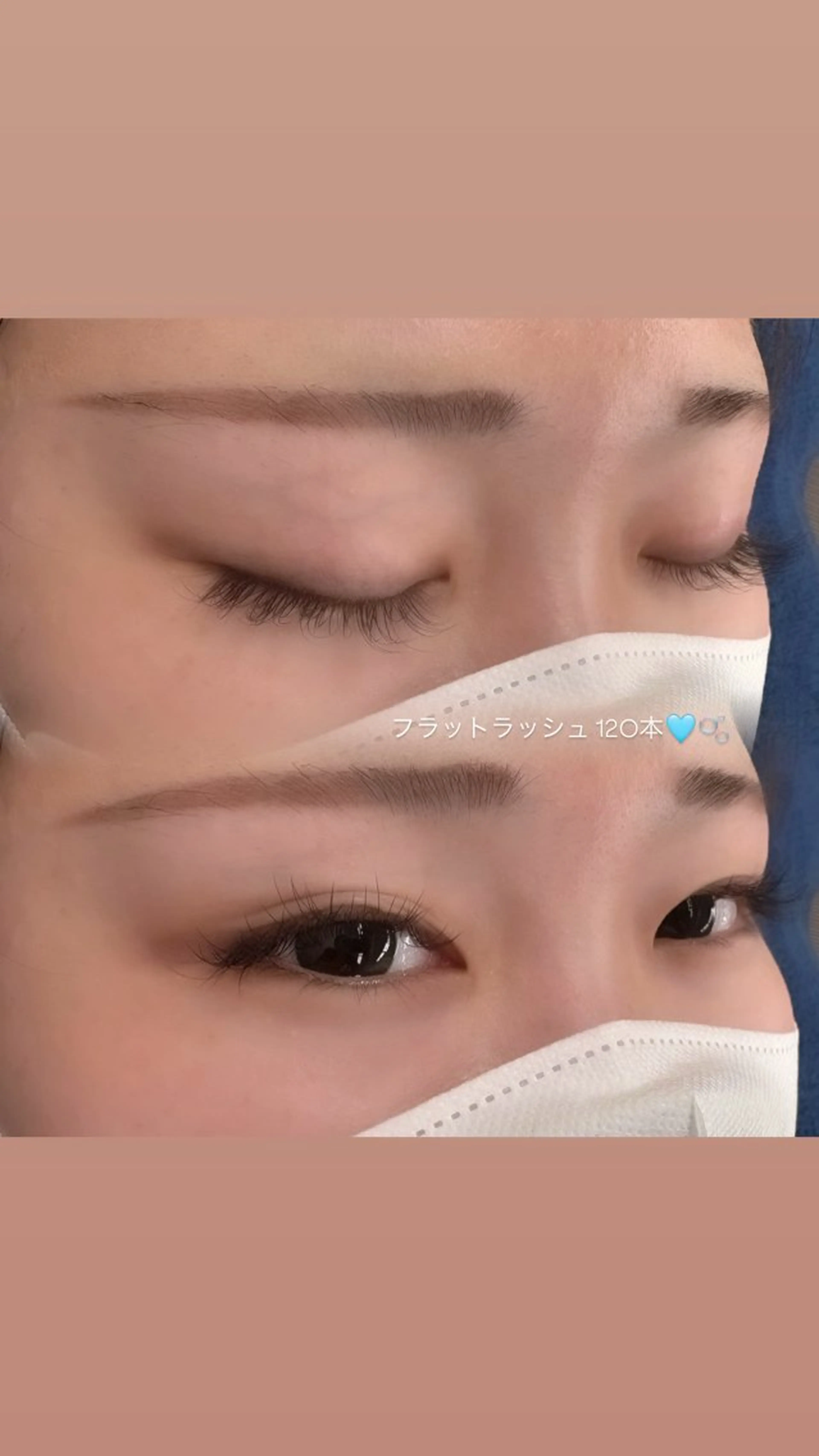 マツエク・マツパ Cカール フラットラッシュ Serina 高橋のマツエク・マツパデザイン