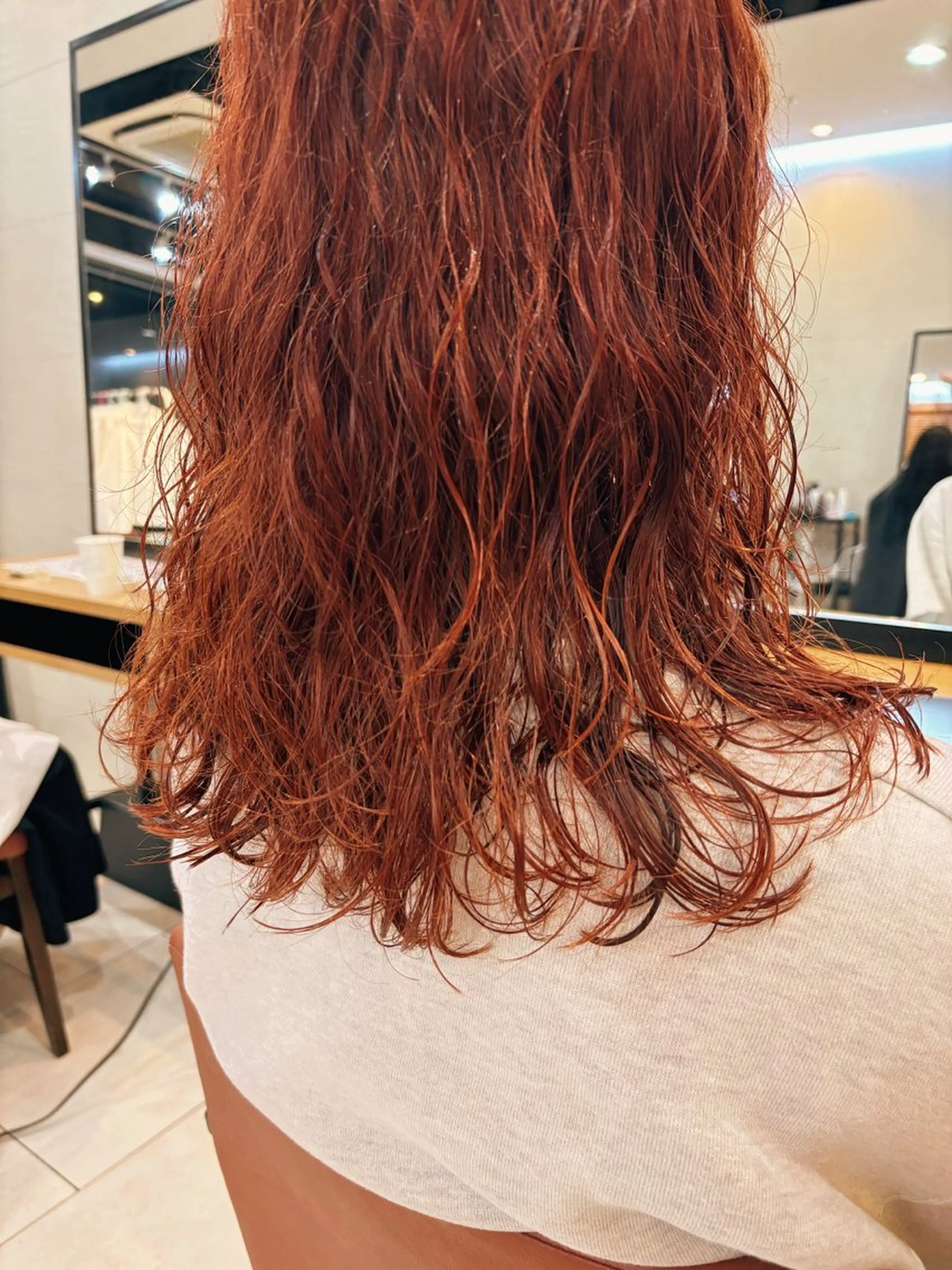 パーマ ニュアンスパーマ カット パーマ ボブ/ミディアム 親しみやすさ/さくらのヘアスタイル