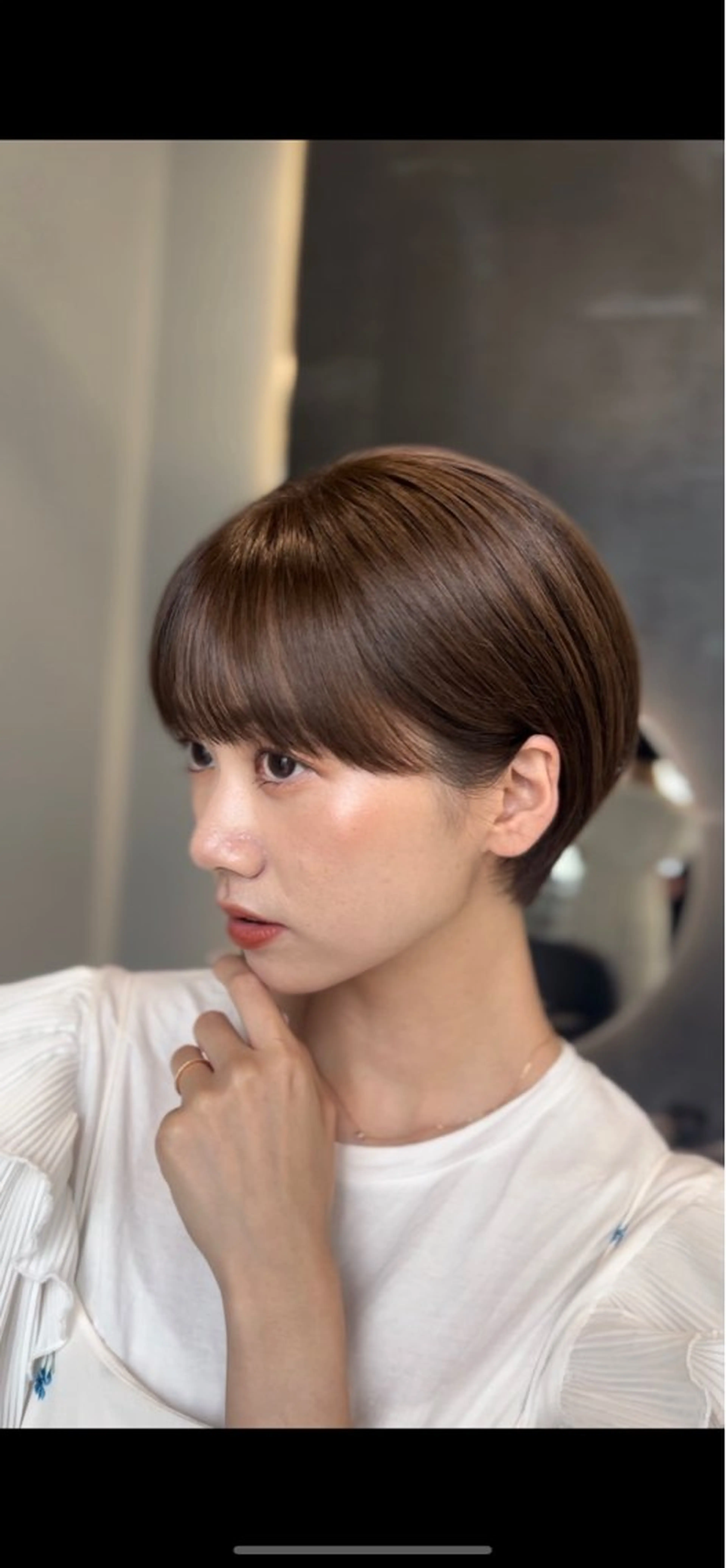 ショート カラー カット ヘアカラー トリートメント 🩵髪質改善/ 似合わせ/ショートのヘアスタイル