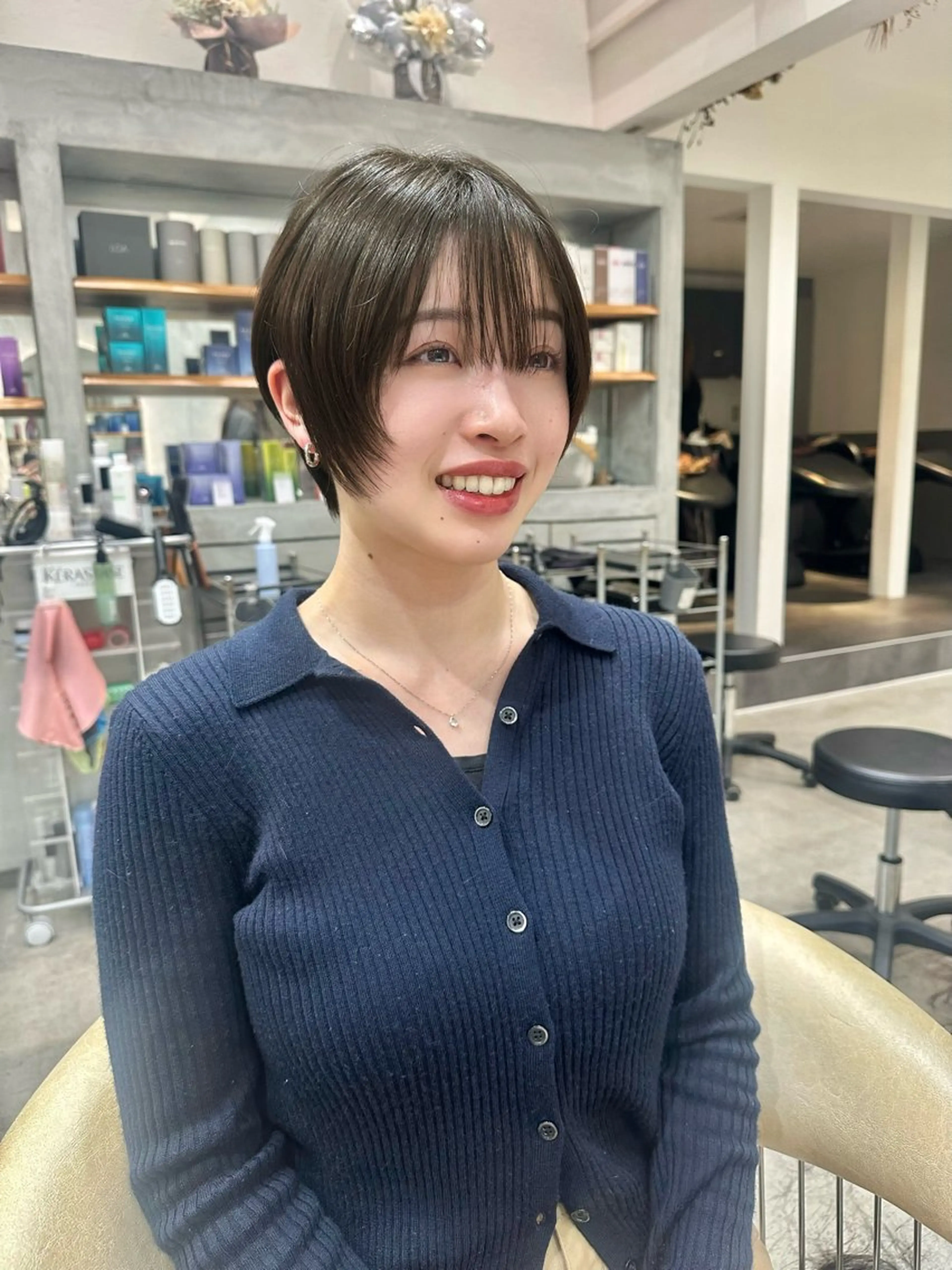 ショート カット ヘアカラー トリートメント 【店長】Lond山本 大輔のヘアスタイル